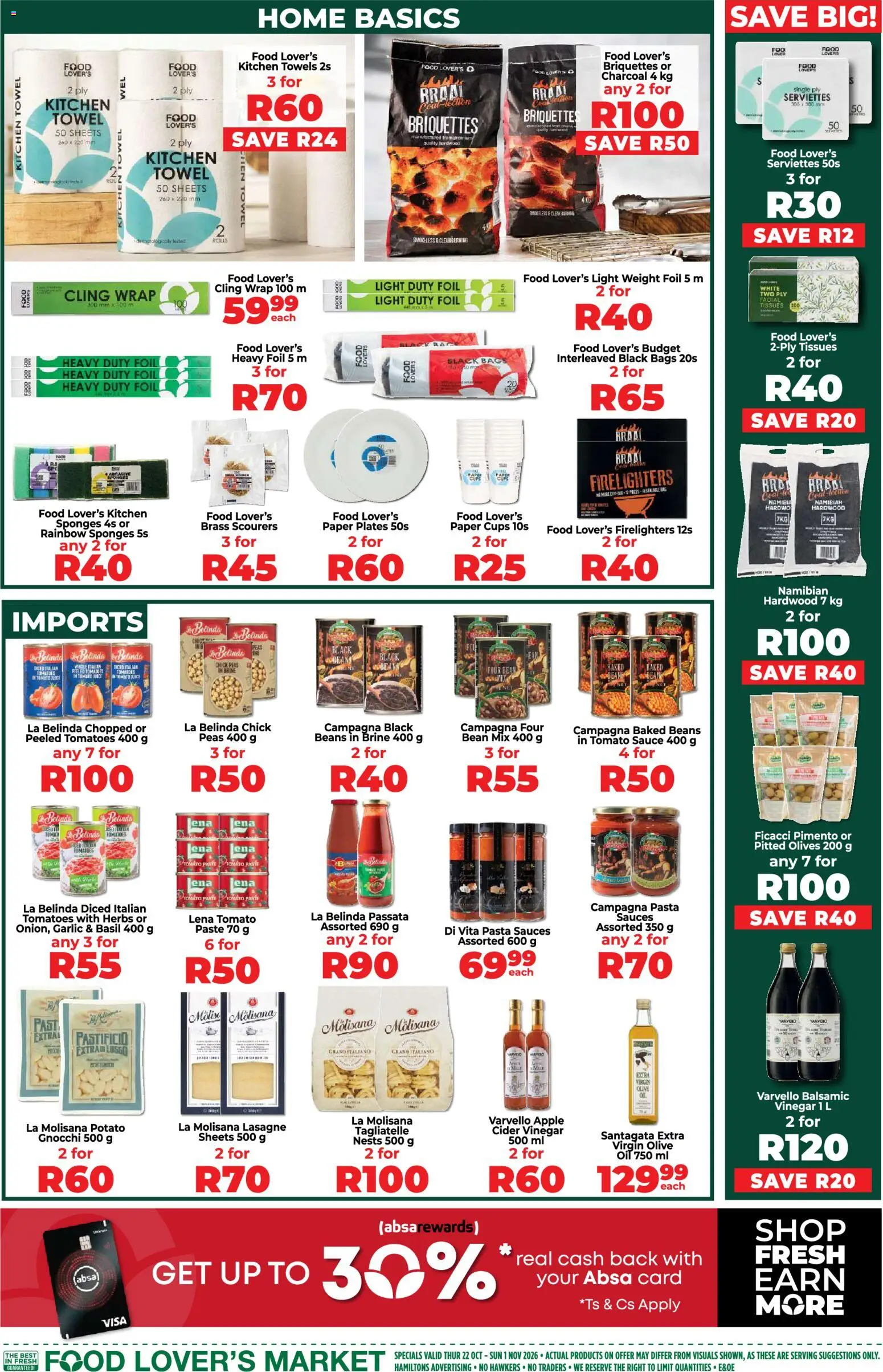 New Food Lover's Market catalogue – valid from 22/10/2026 | Page: 15 | Products: Cider, Black bags, Light, Juice