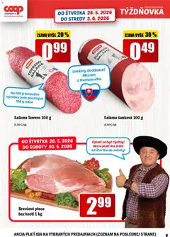 COOP Jednota leták platný od 28.05.2026 | Strana: 6
