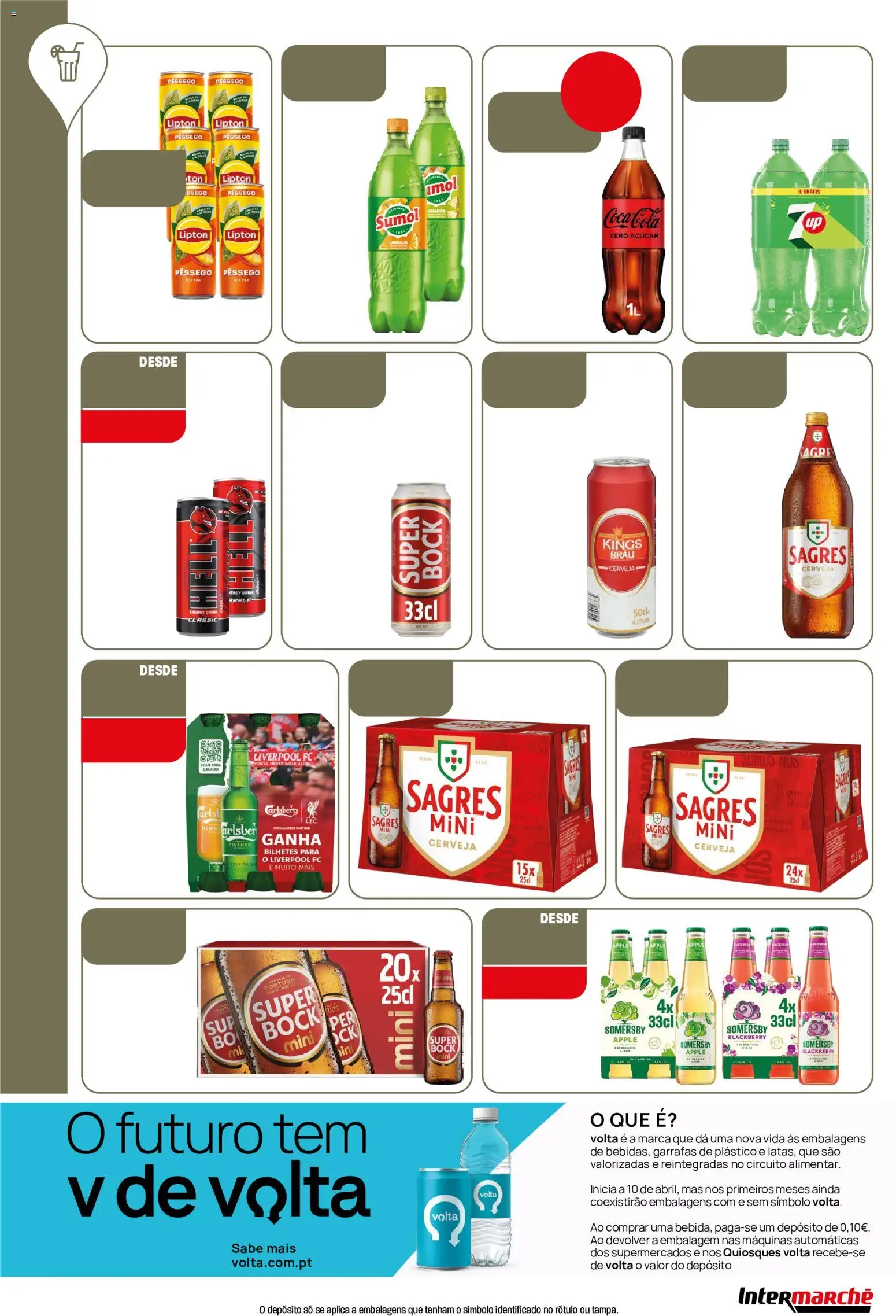 Intermarché Folheto Contact │ válido de 28.05.2026 | Página: 22 | Produtos: Super bock, Cerveja, Somersby, Açúcar