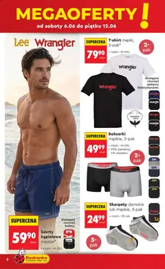 Pogląd oferty "Szorty kąpielowe męskie*, Szorty kąpielowe męskie*" - ważna od 06.06.2026 | Strona: 4 | Produkty: Szorty, Skarpety, Bokserki, Skarpety damskie