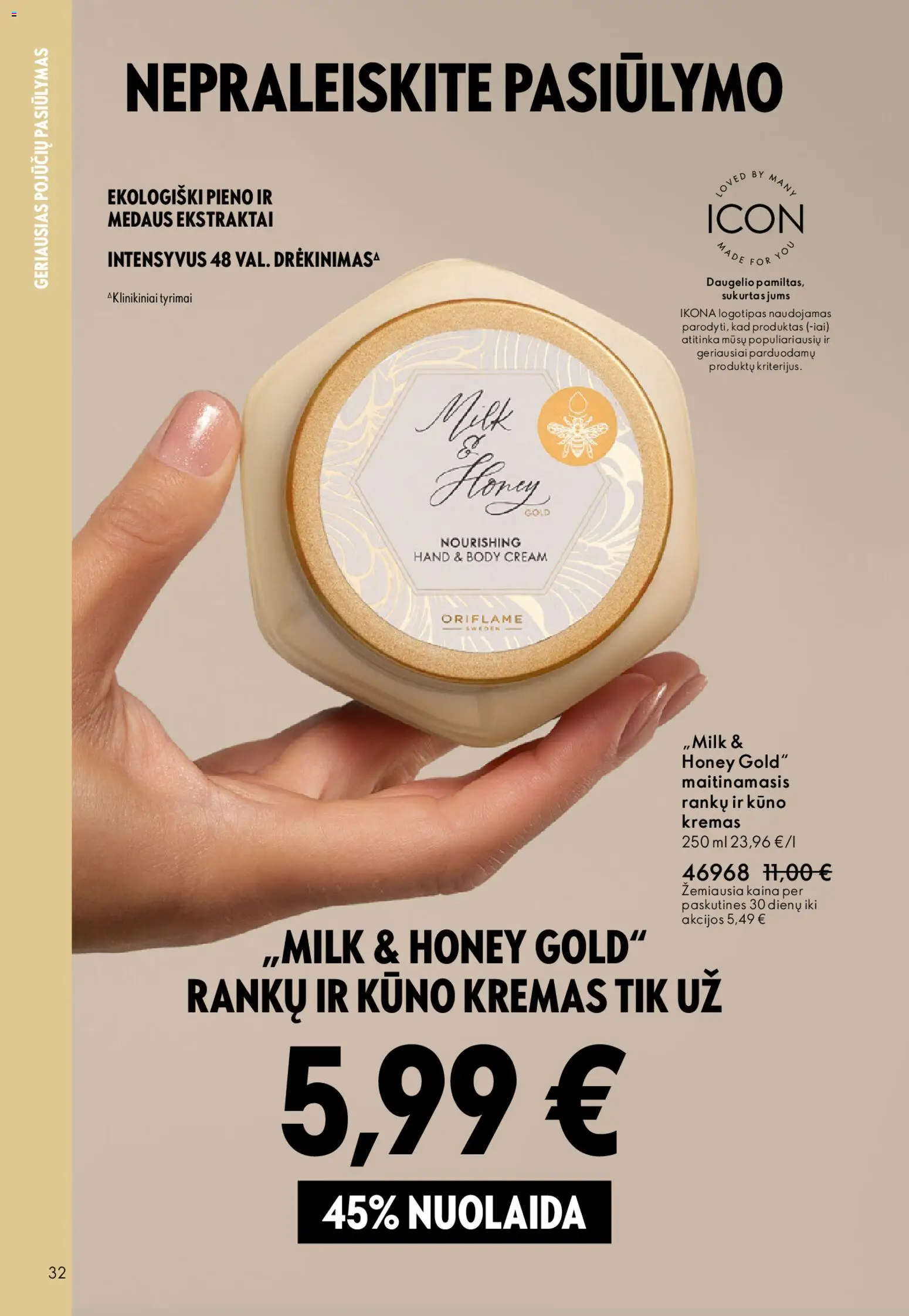 Oriflame akcijos nuo 22.04.2026 | Puslapis: 32