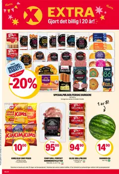 Forhåndsvisning av Coop Extra kundeavis gyldig fra 22/06/2026