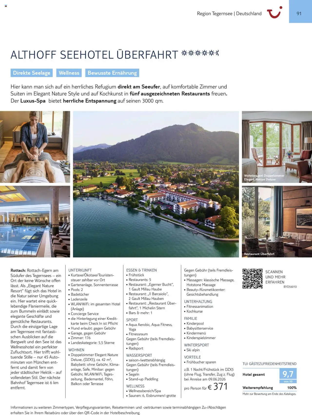TUI Urlaub mit eigener Anreise 2025/26 – gültig ab 01.11.2025 | Seite: 91 | Produkte: Babybett, Ski
