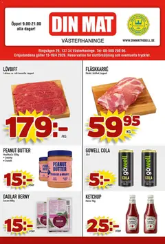 Din Mat erbjudanden - Förhandsvisning av reklamblad från butik Din Mat aktuell från 18.05.2026
