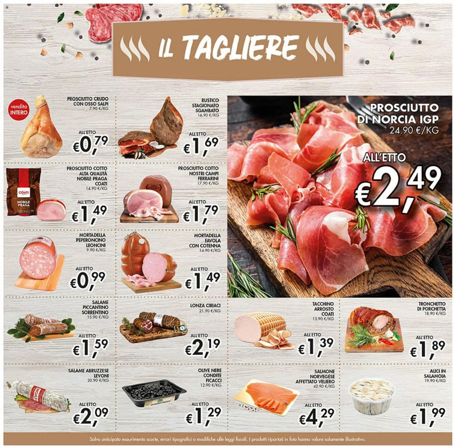 Volantino Coal del 02/07/2026 | Pagina: 7 | Prodotti: Tacchino, Prosciutto, Peperoncino, Tagliere