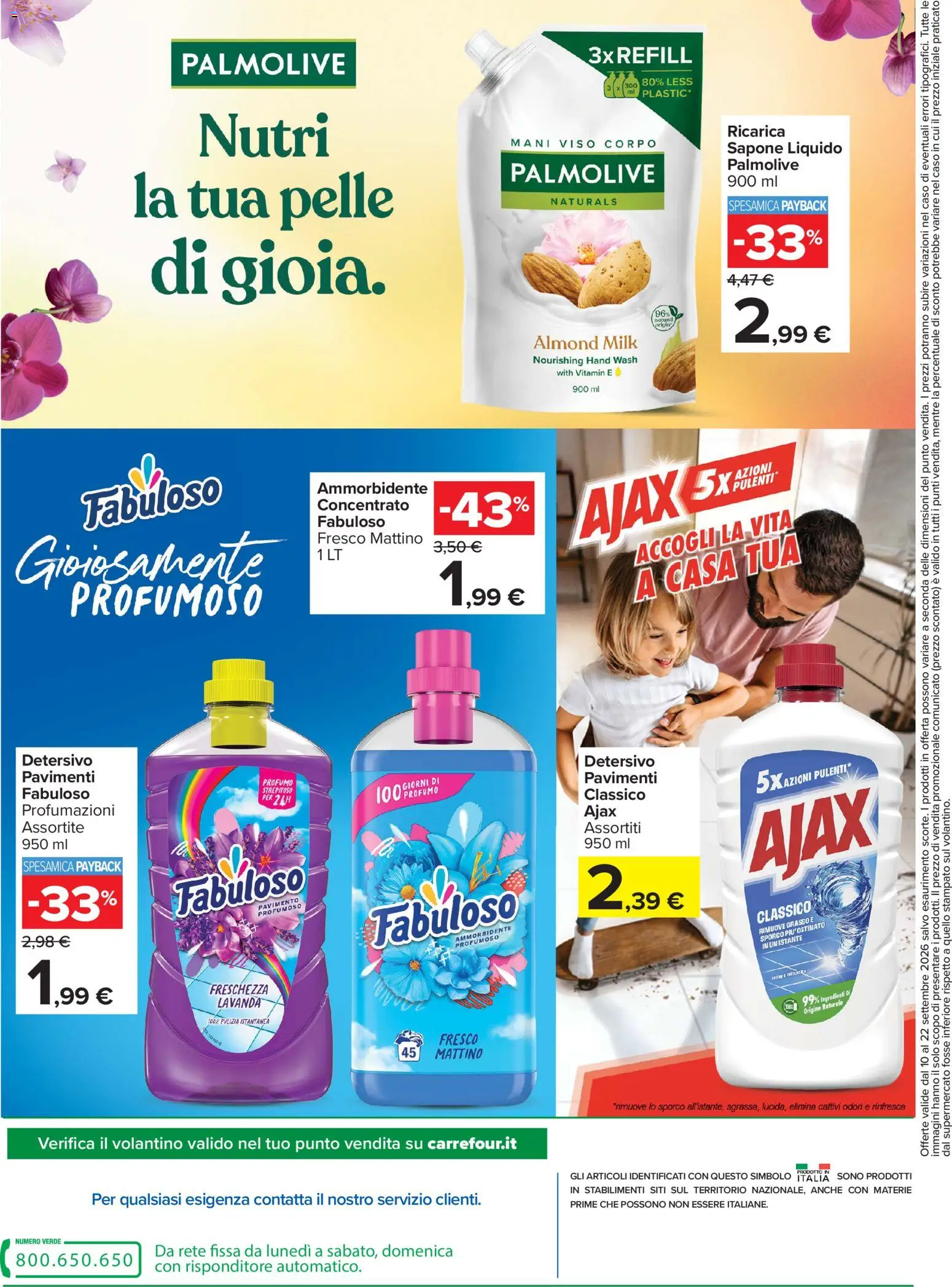 Volantino Carrefour del 10/09/2026 | Pagina: 2 | Prodotti: Pavimento, Ingredienti, Lavanda, Profumo