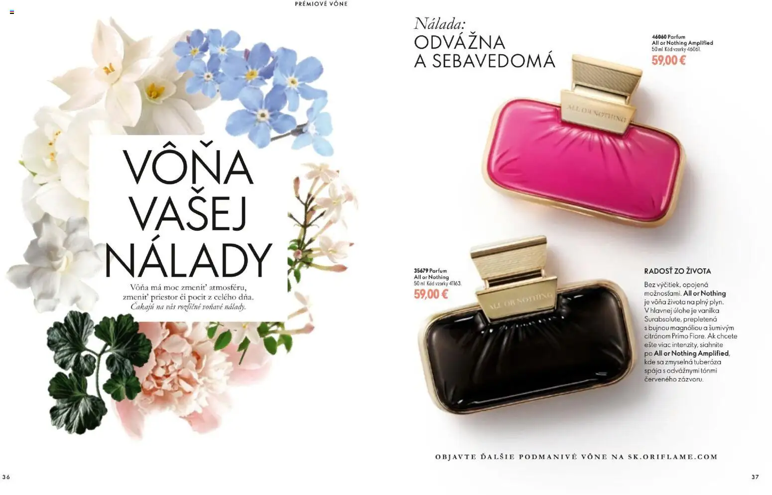 Nové Oriflame akcie – leták je platný od 11.11.2026 | Strana: 19 | Produkty: Vanilka