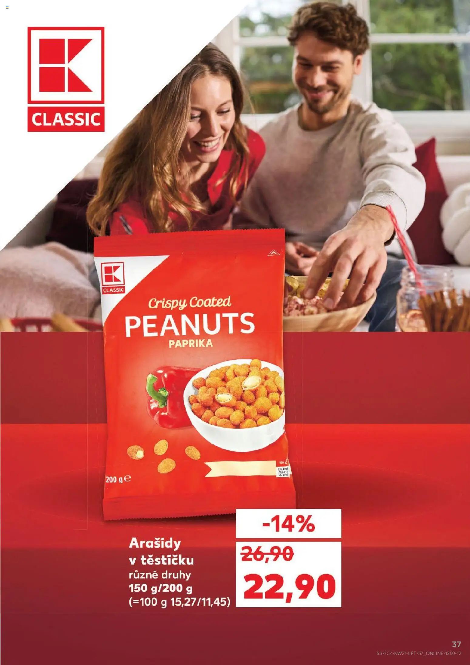 Kaufland leták - Ostrava od 20.05.2026 | Strana: 37 | Produkty: Arašídy, Paprika
