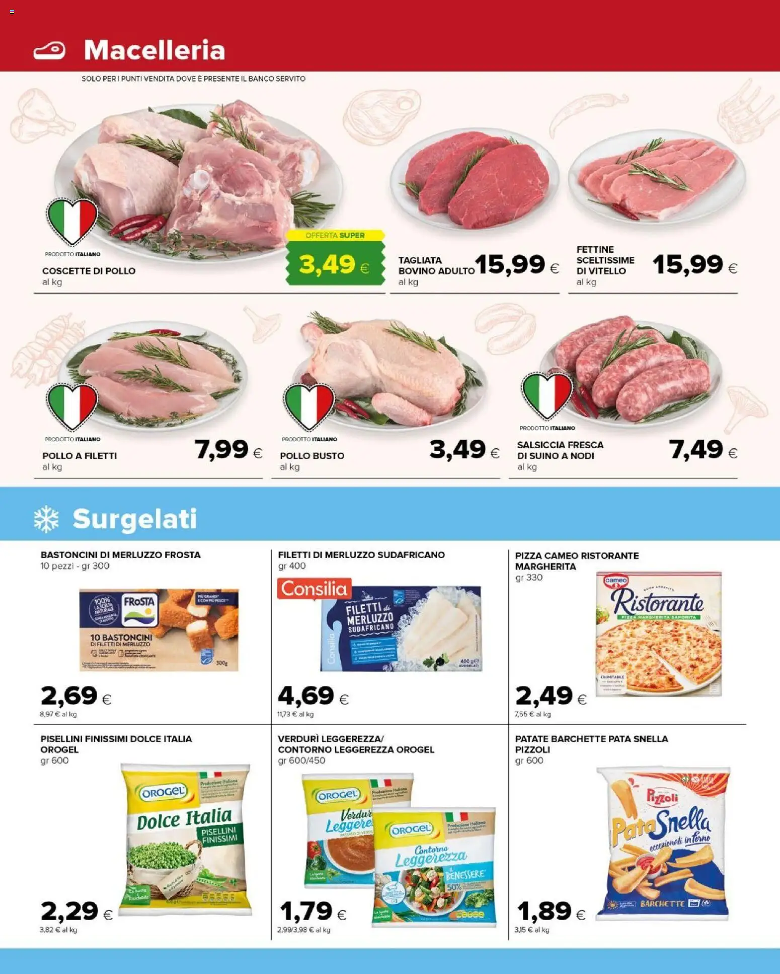 Volantino Tigre del 30/09/2026 | Pagina: 4 | Prodotti: Merluzzo, Patate, Salsiccia, Vitello