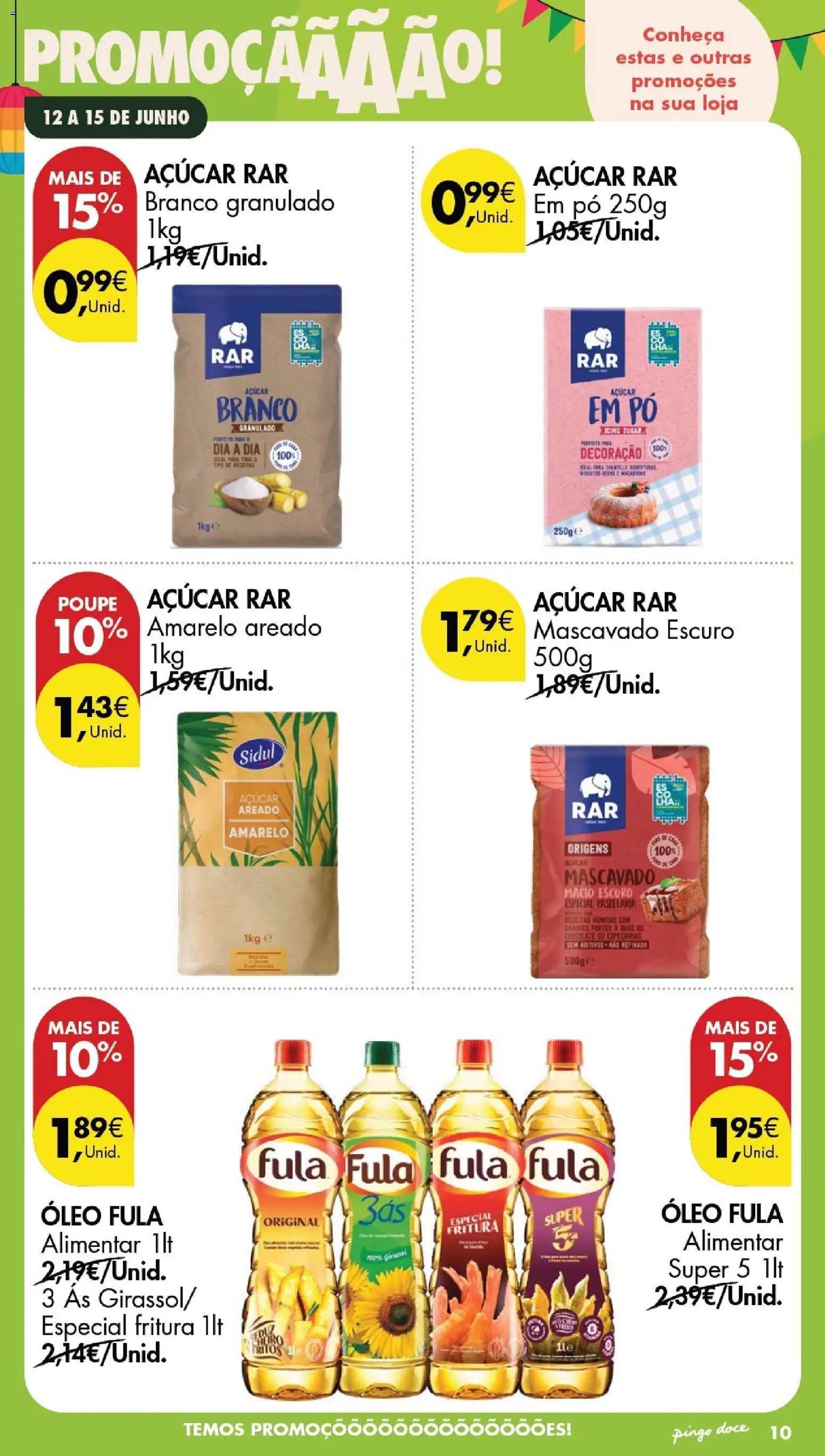 Pingo Doce Poupe este Fim de Semana │ válido de 12.06.2026 | Página: 9 | Produtos: Pó, Base, Óleo, Chocolate