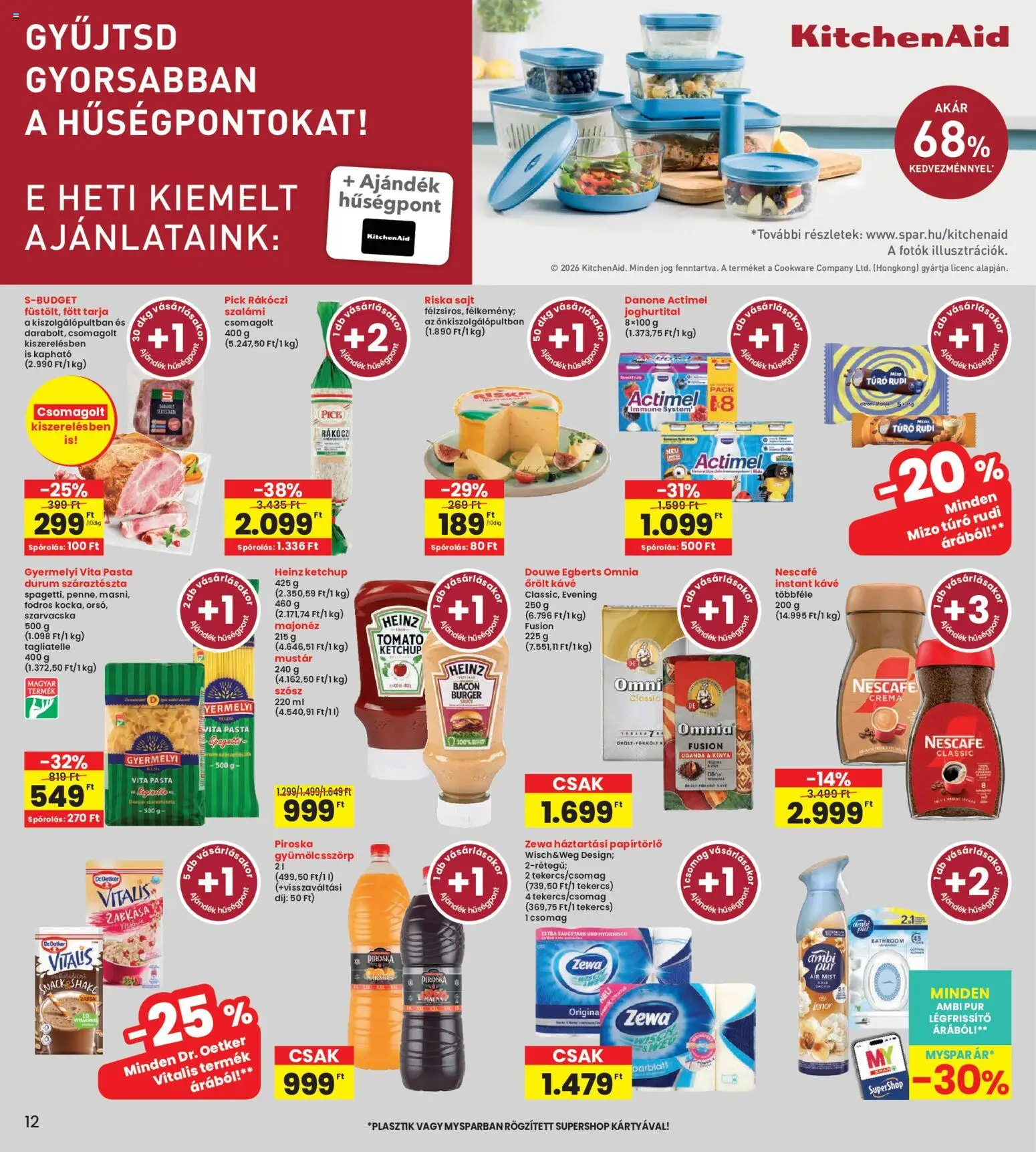 Interspar akciós ujság - amely érvényes a következő dátumtól: 2026.11.05. | Oldal: 12