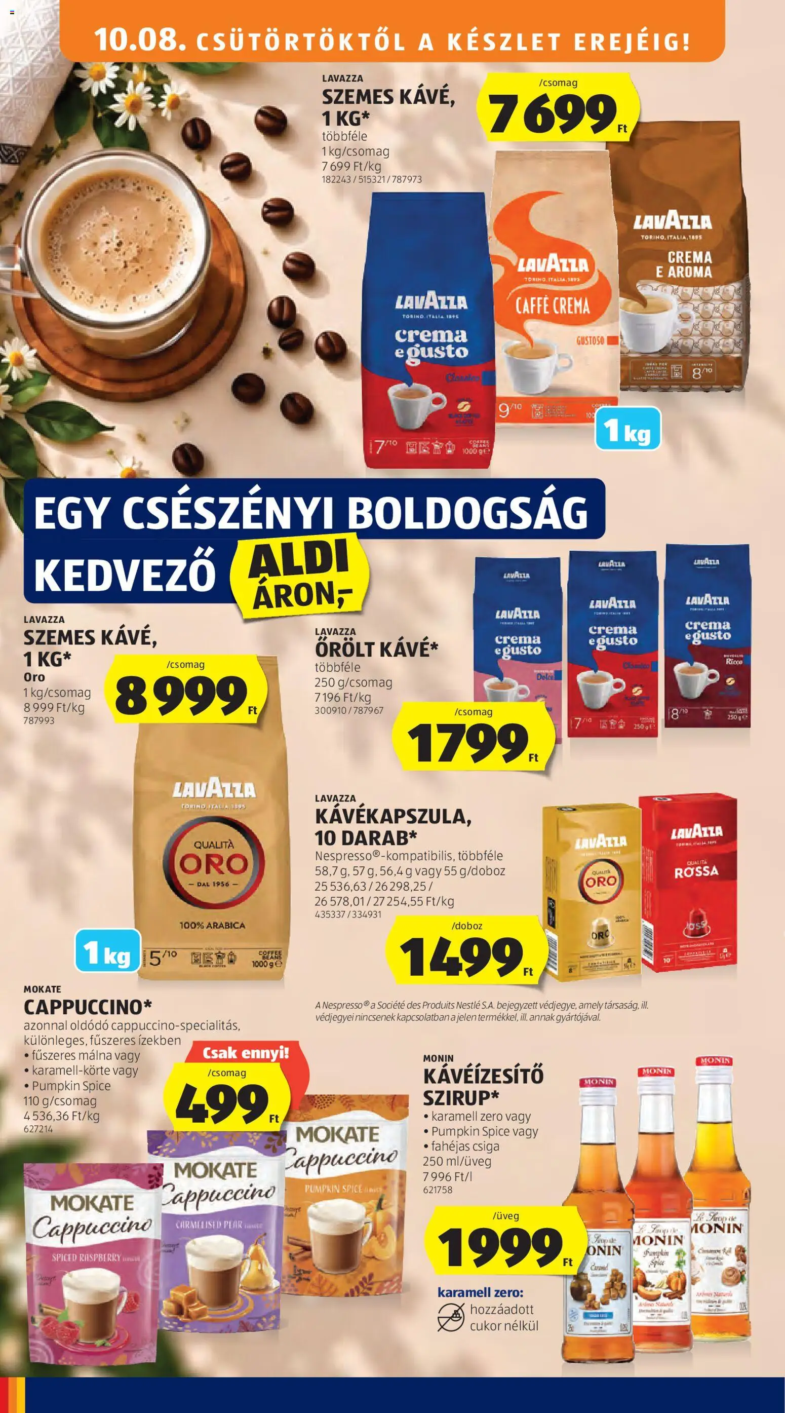 Aldi akciós ujság - amely érvényes a következő dátumtól: 2026.10.08. | Oldal: 20