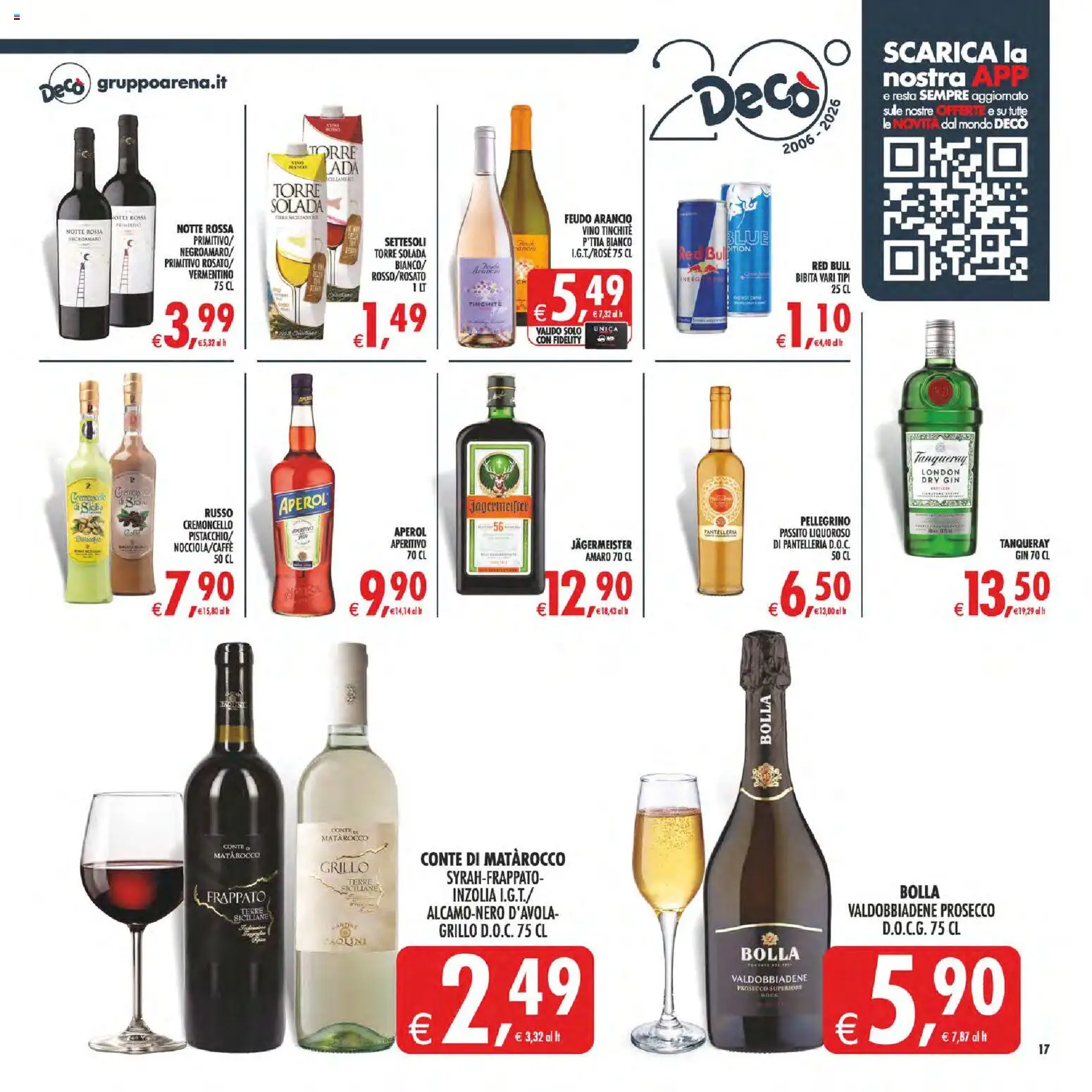 Volantino Decò del 11/08/2026 | Pagina: 19 | Prodotti: Gin, Prosecco, Amaro, Aperitivo