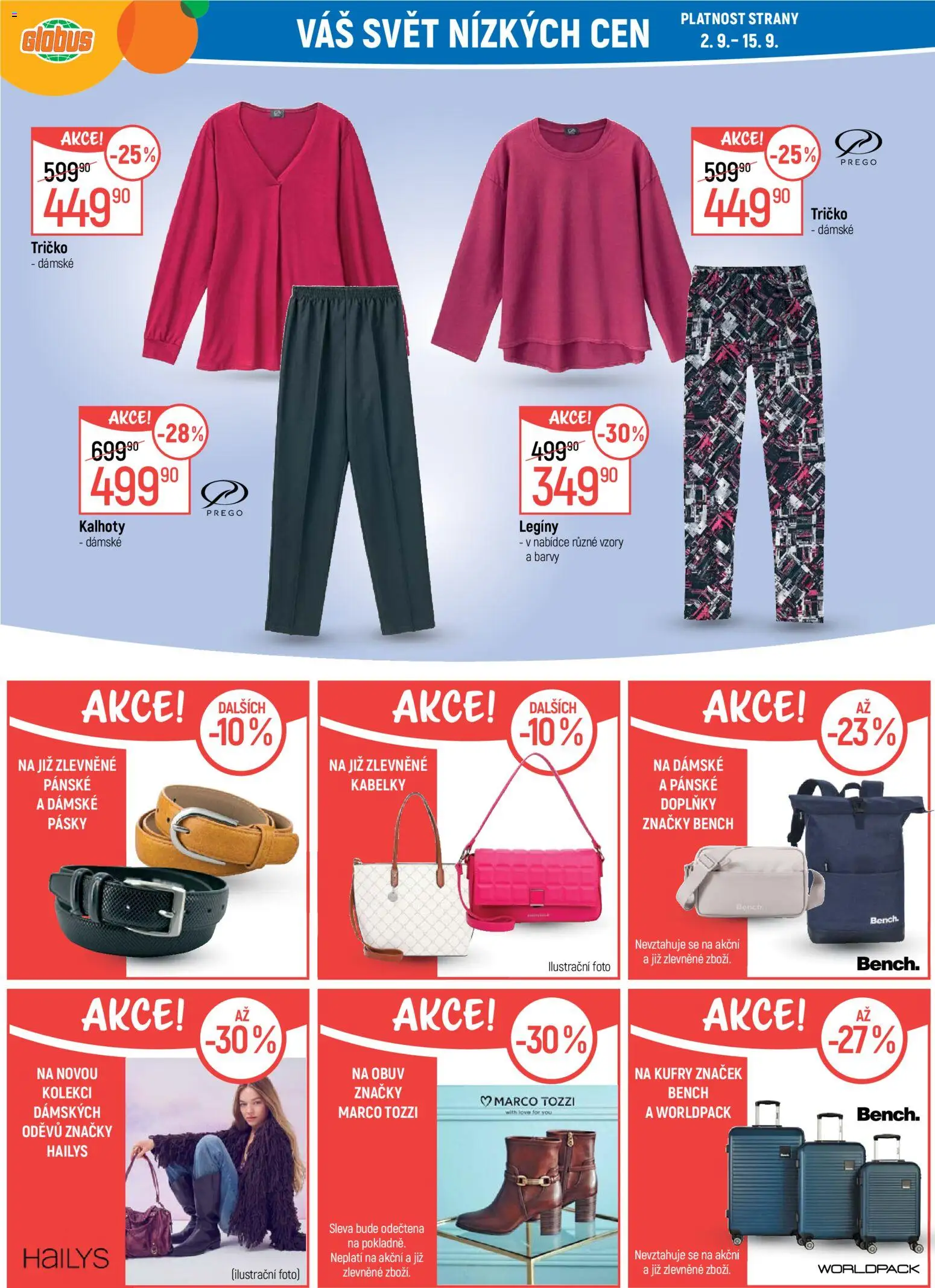Globus leták od 02.09.2026 | Strana: 37 | Produkty: Tričko, Kalhoty, Kufry, Barvy