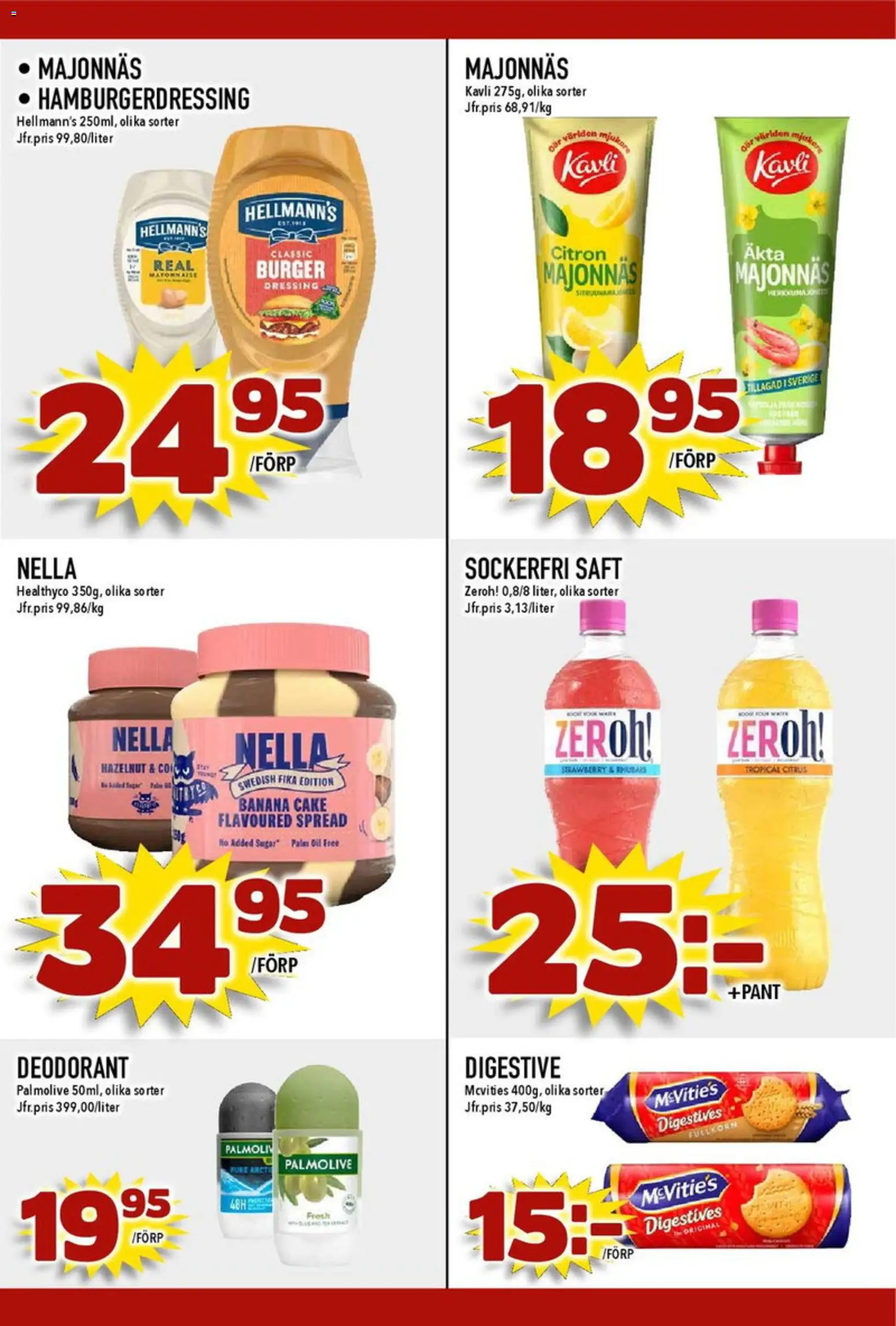 Matdax reklamblad aktuell från 08.06.2026 | Sida: 20 | Produkter: Deodorant, Majonnäs, Citron, PC