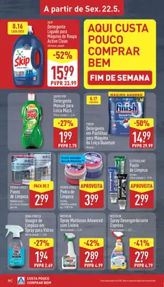 Pré-visualização Aldi folheto válido de 18.05.2026 | Página: 28 | Produtos: Vinagre, Detergente, Limpa vidros, Maça
