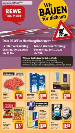 Rewe Prospekt Hamburg/Rahlstedt ab 24.08.2026 gültig