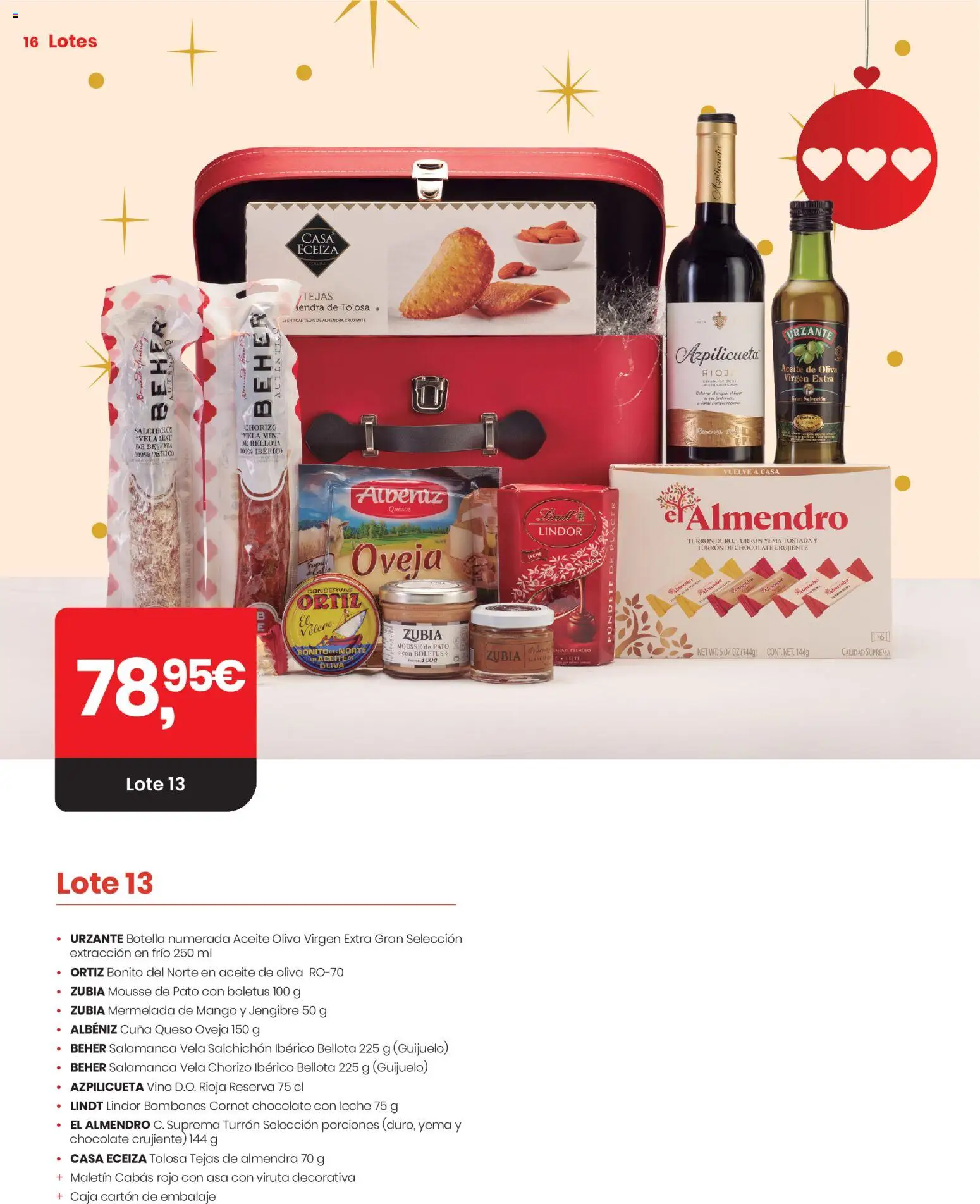 Eroski Navidad 2026 │ válido desde el 15/10/2026 | Página: 16 | Productos: Leche, Lindor, Lindt, Vela