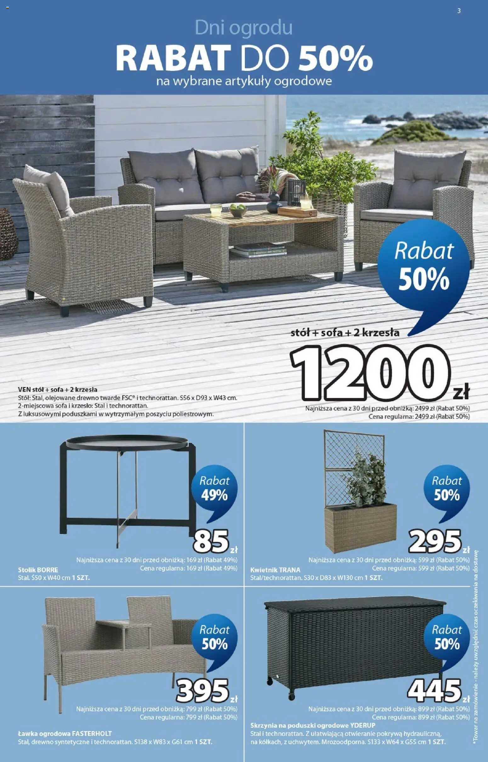 JYSK gazetka od 10.06.2026 | Strona: 3 | Produkty: Sofa, Stół, Krzesło