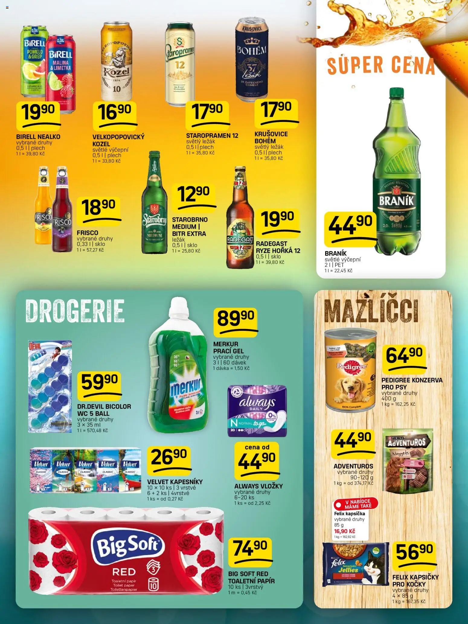 Flop leták od 09.09.2026 | Strana: 11 | Produkty: Felix, Pomelo, Kozel, Drogerie