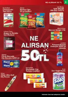 28.04.2026 tarihinden itibaren geçerli olan Onur Market kataloğu önizlemesi | Sayfa: 3