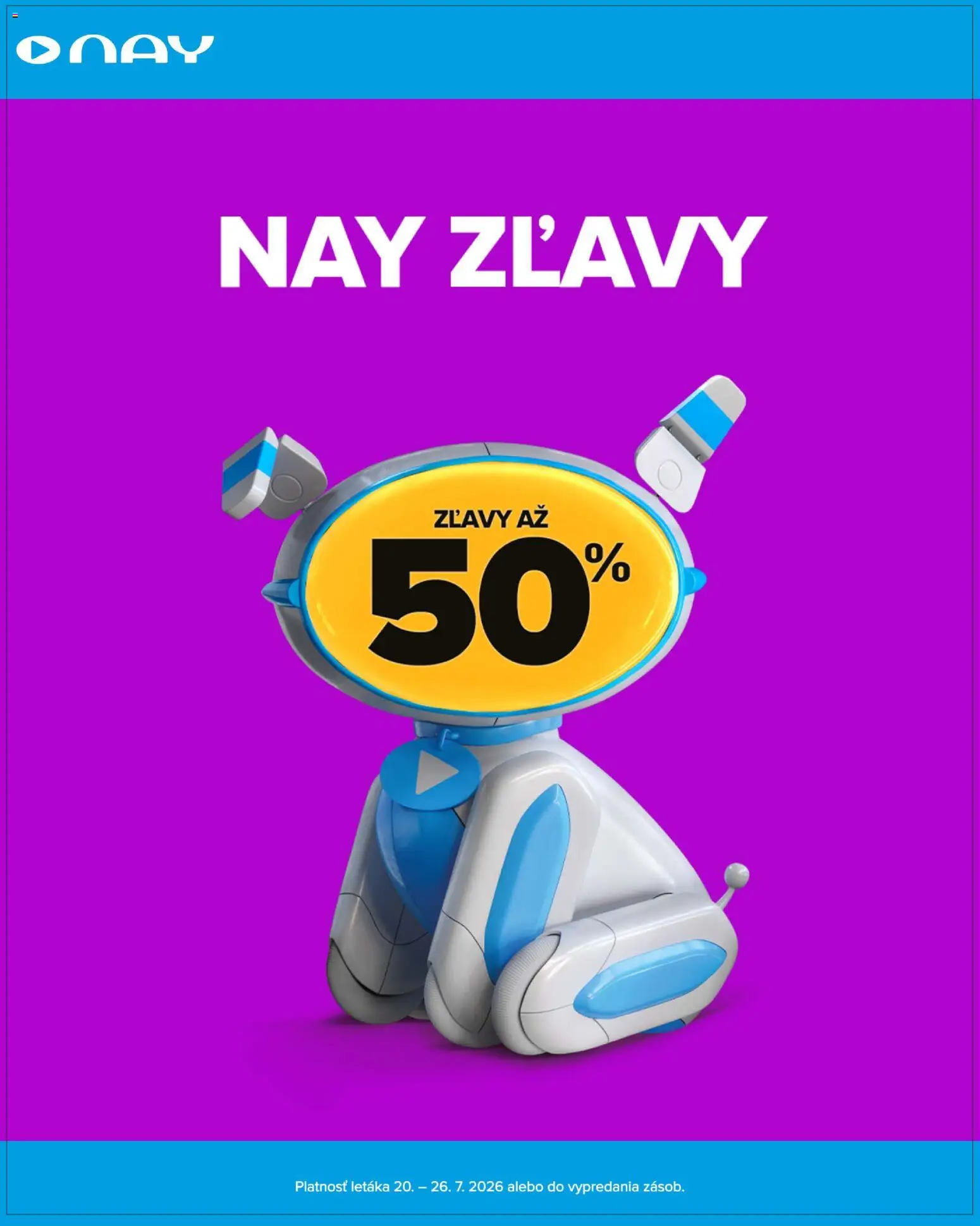 Nové NAY Elektrodom akcie – leták je platný od 20.07.2026 | Strana: 1