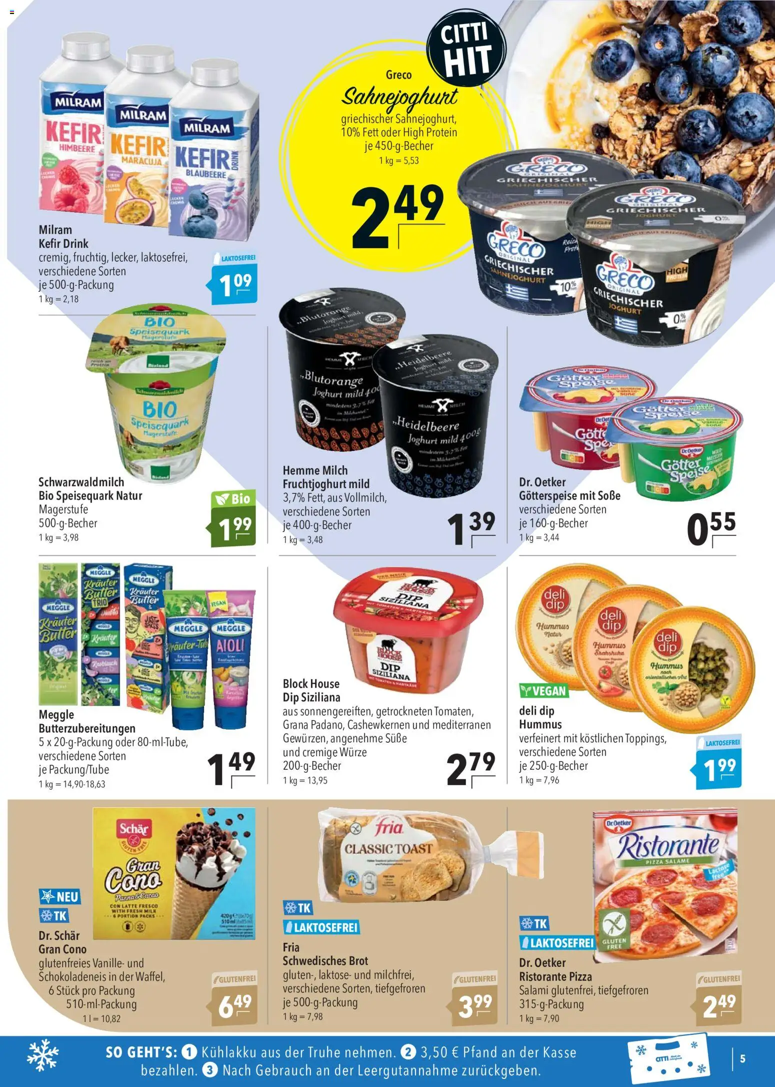 CITTI Markt Prospekt – gültig ab 15.07.2026 | Seite: 5 | Produkte: Ristorante, Kefir, Milch, Milram