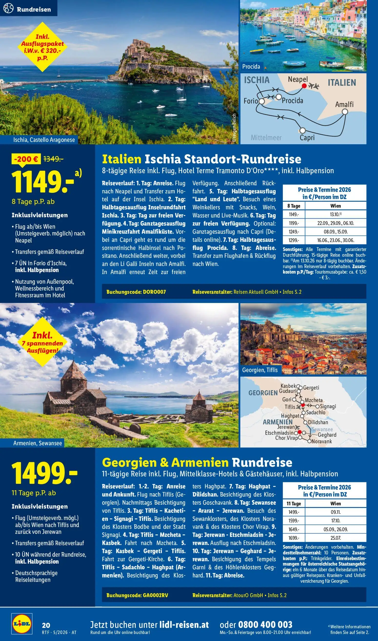 Lidl Mai/Juni Reise - Highlights gültig ab 12.05.2026 | Seite: 20 | Produkte: Wasser, Uhr