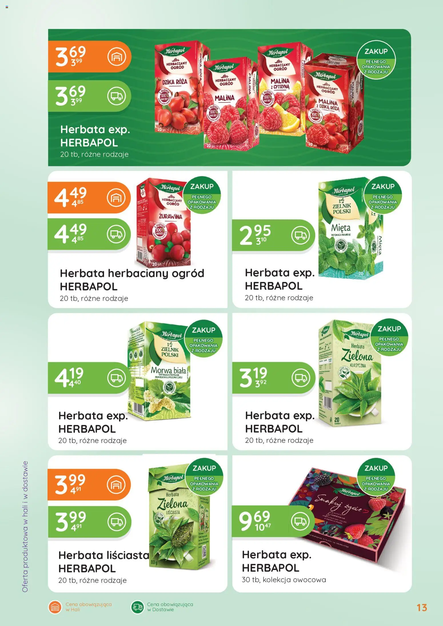 Eurocash gazetka - Oferta Handlowa od 29.06.2026 | Strona: 13 | Produkty: Cytryna, Malina, Żurawina, Herbata