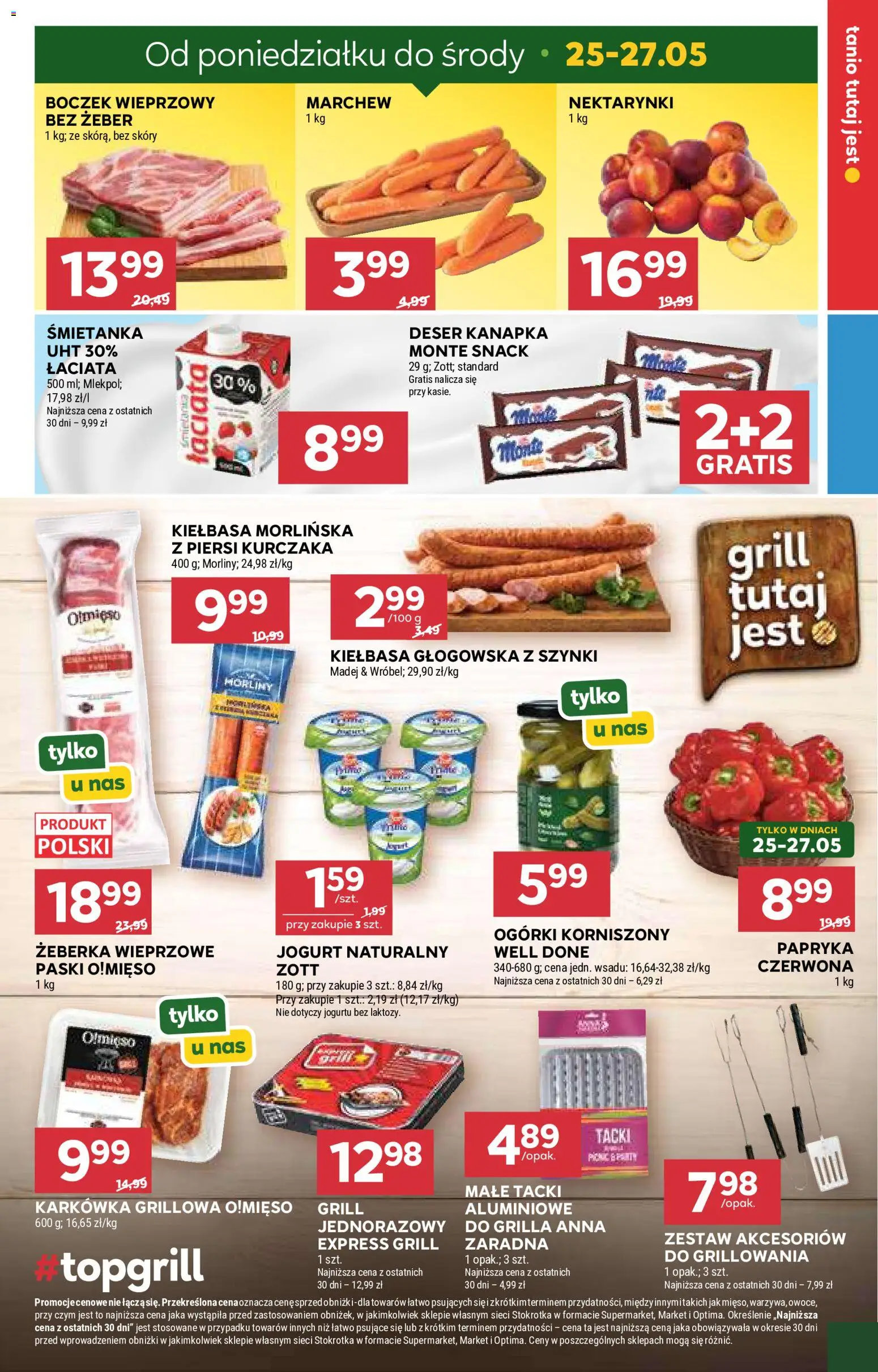 Stokrotka gazetka - Market od 21.05.2026 | Strona: 5 | Produkty: Grill, Jogurt naturalny, Papryka, Ogórki