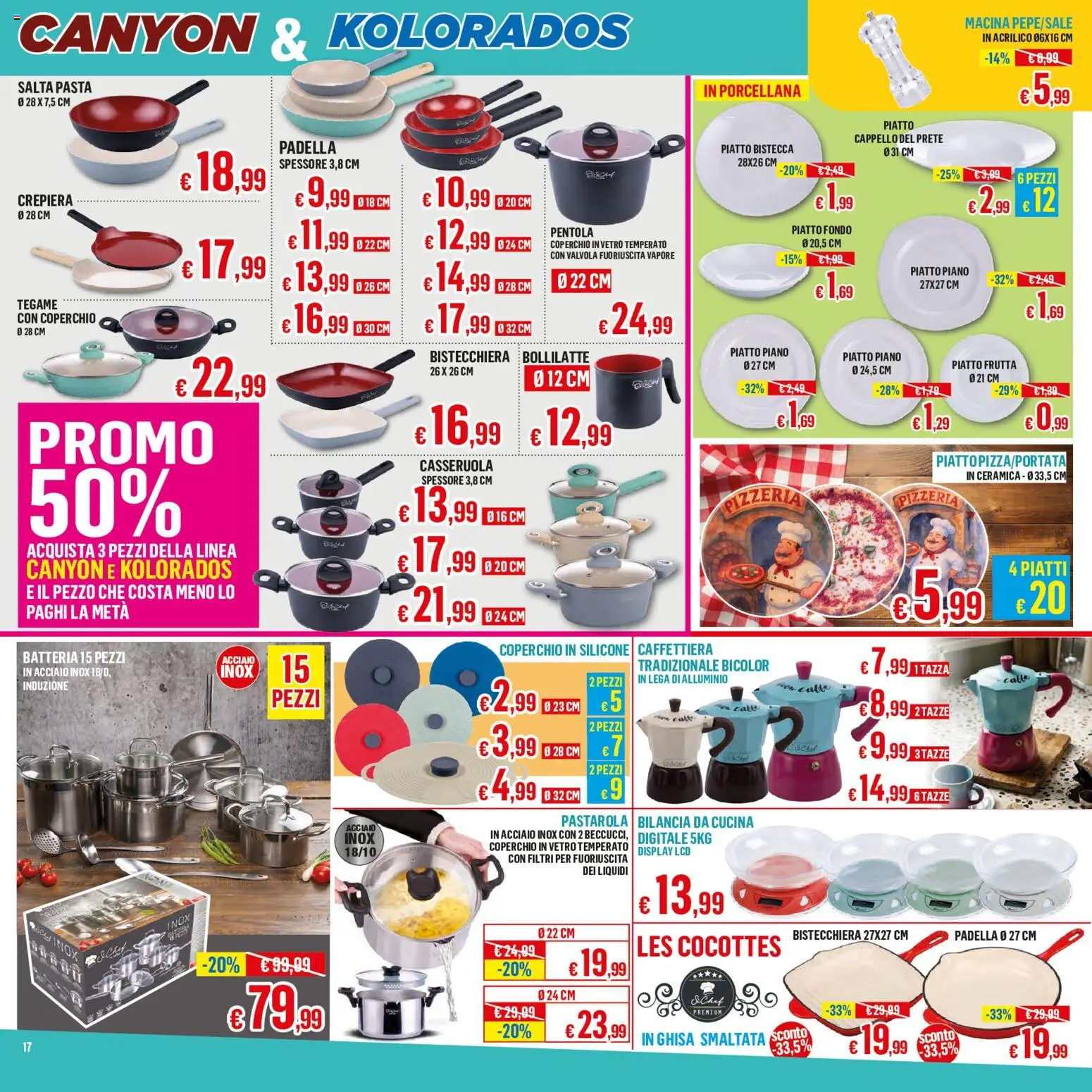 Volantino Satur del 05.06.2026 | Pagina: 17 | Prodotti: Cappello, Padella, Piatto, Bilancia
