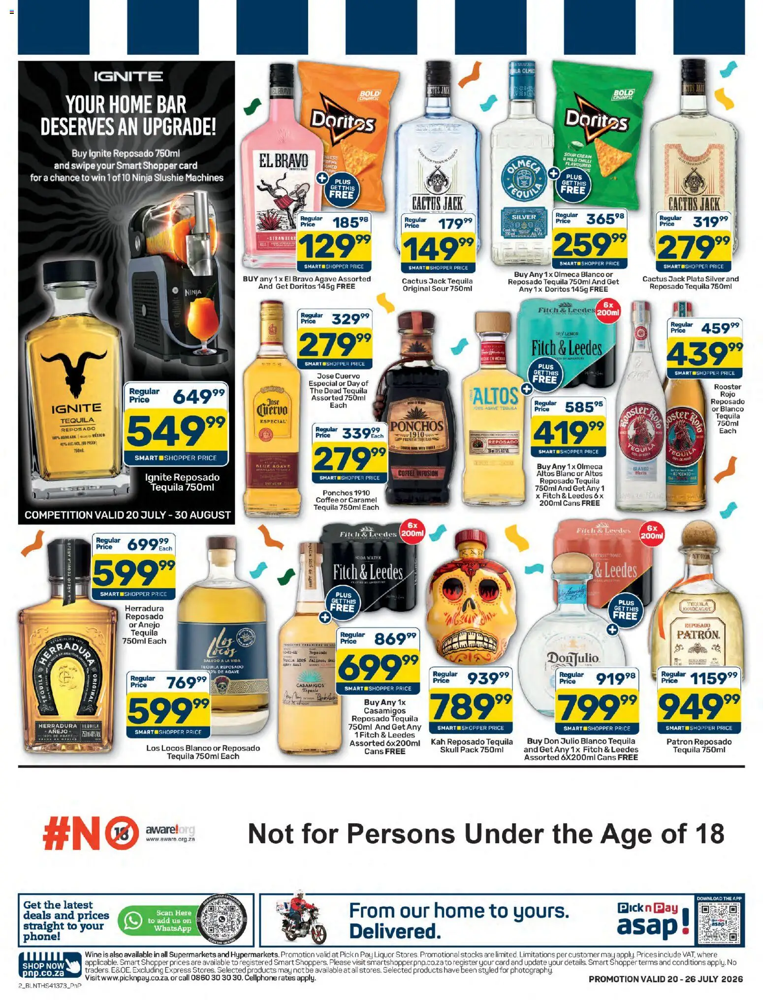 New Pick n Pay catalogue – valid from 20/07/2026 | Page: 2 | Products: Alicate de unhas, Coffee, Cream, Water