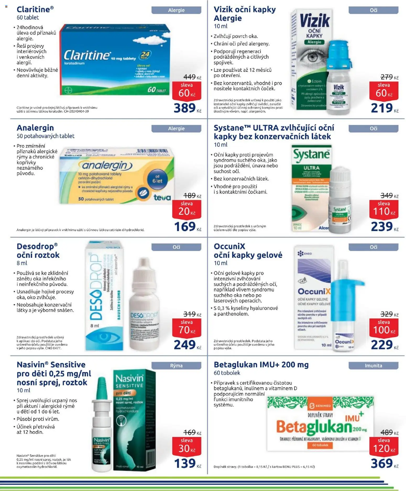 Benu - Leták od 01.04.2026 | Strana: 5 | Produkty: Oční kapky, Tablet, Vitamin D