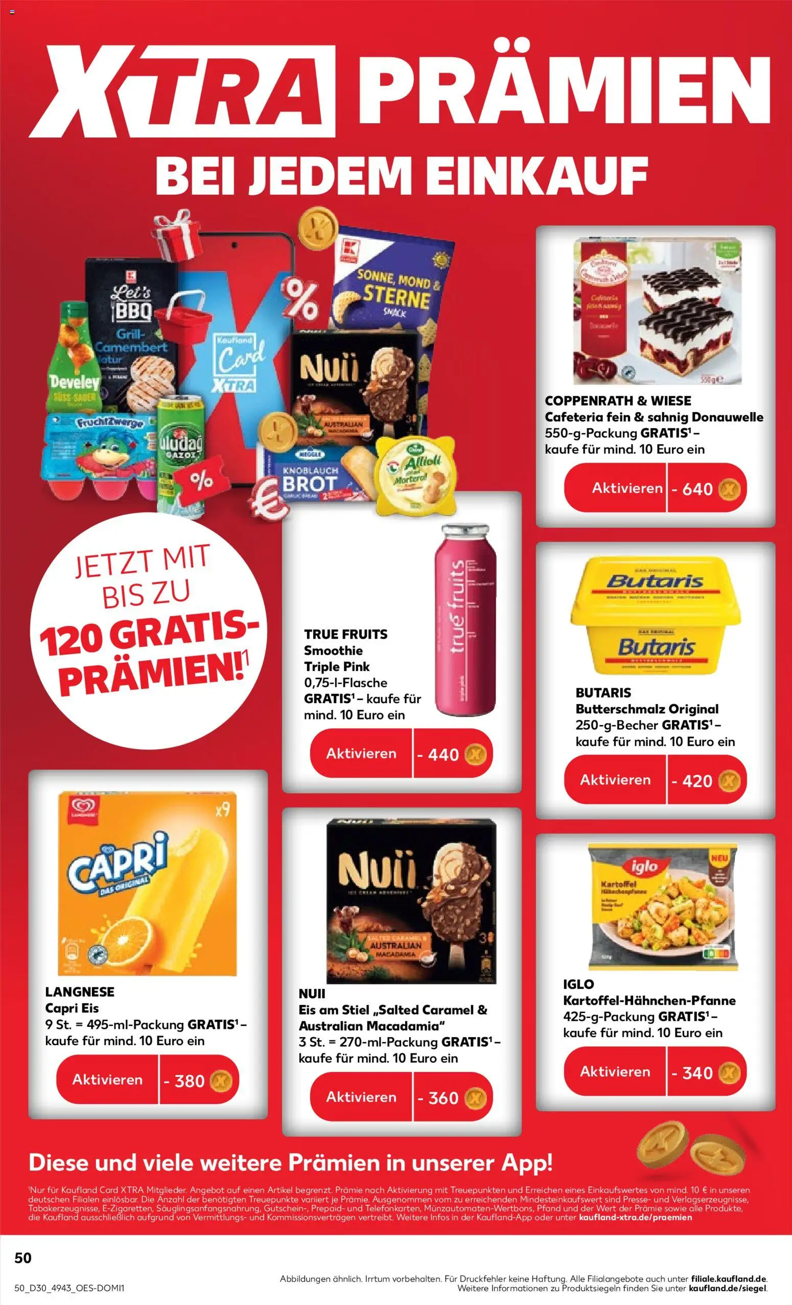 Kaufland Prospekt Völklingen – gültig ab 23.07.2026 | Seite: 50 | Produkte: Presse, Fruchtzwerge, Brot, Eis