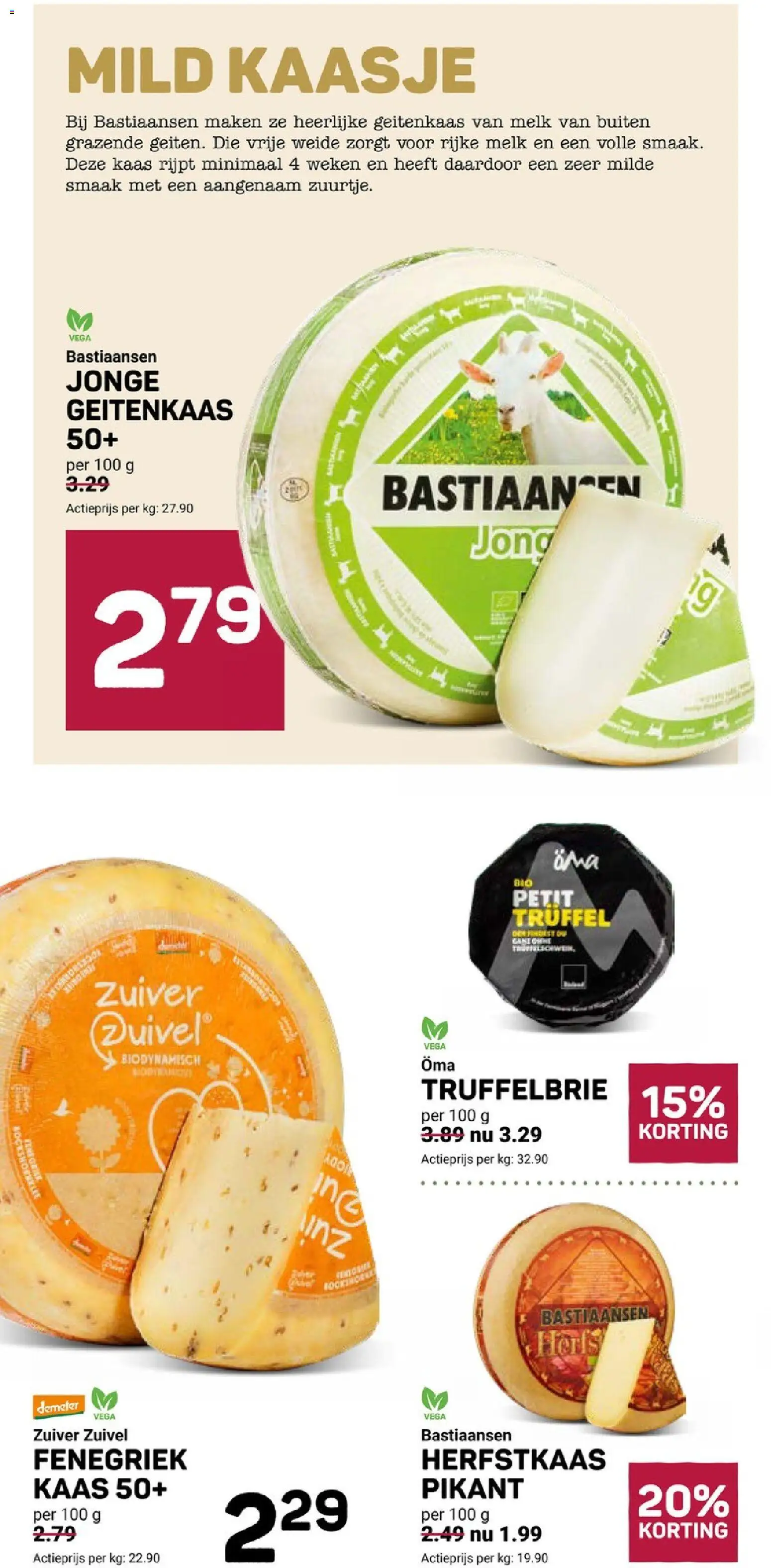 {H1} | Pagina: 4 | Producten: Zuivel, Melk, Kaas, Geitenkaas
