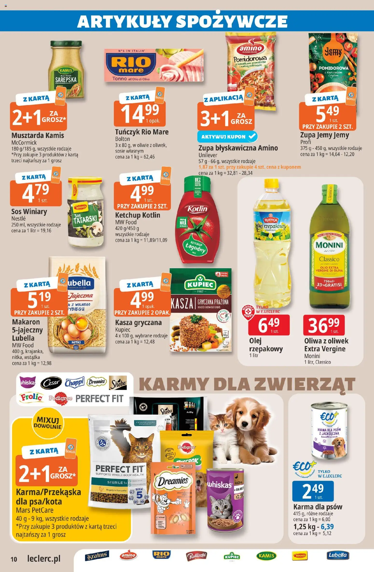 E.Leclerc gazetka - Kłodzko od 02.06.2026 | Strona: 10 | Produkty: Jagnięcina, Body, Karma dla psów, Sos