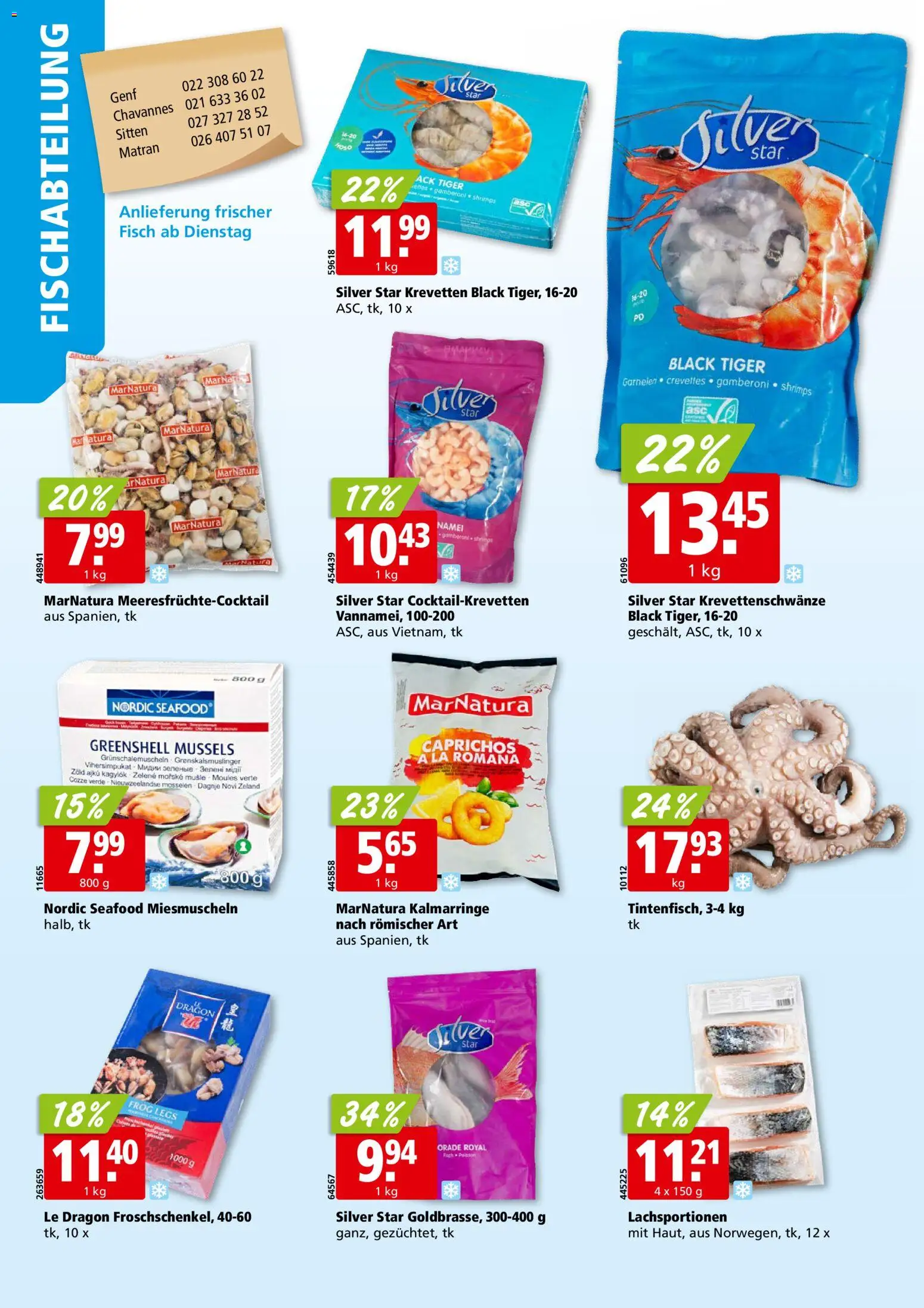 Aligro aktionen Chavannes, Matran, Genf, Sitten – gültig ab 12.10.2026 | Seite: 4 | Produkte: Fisch
