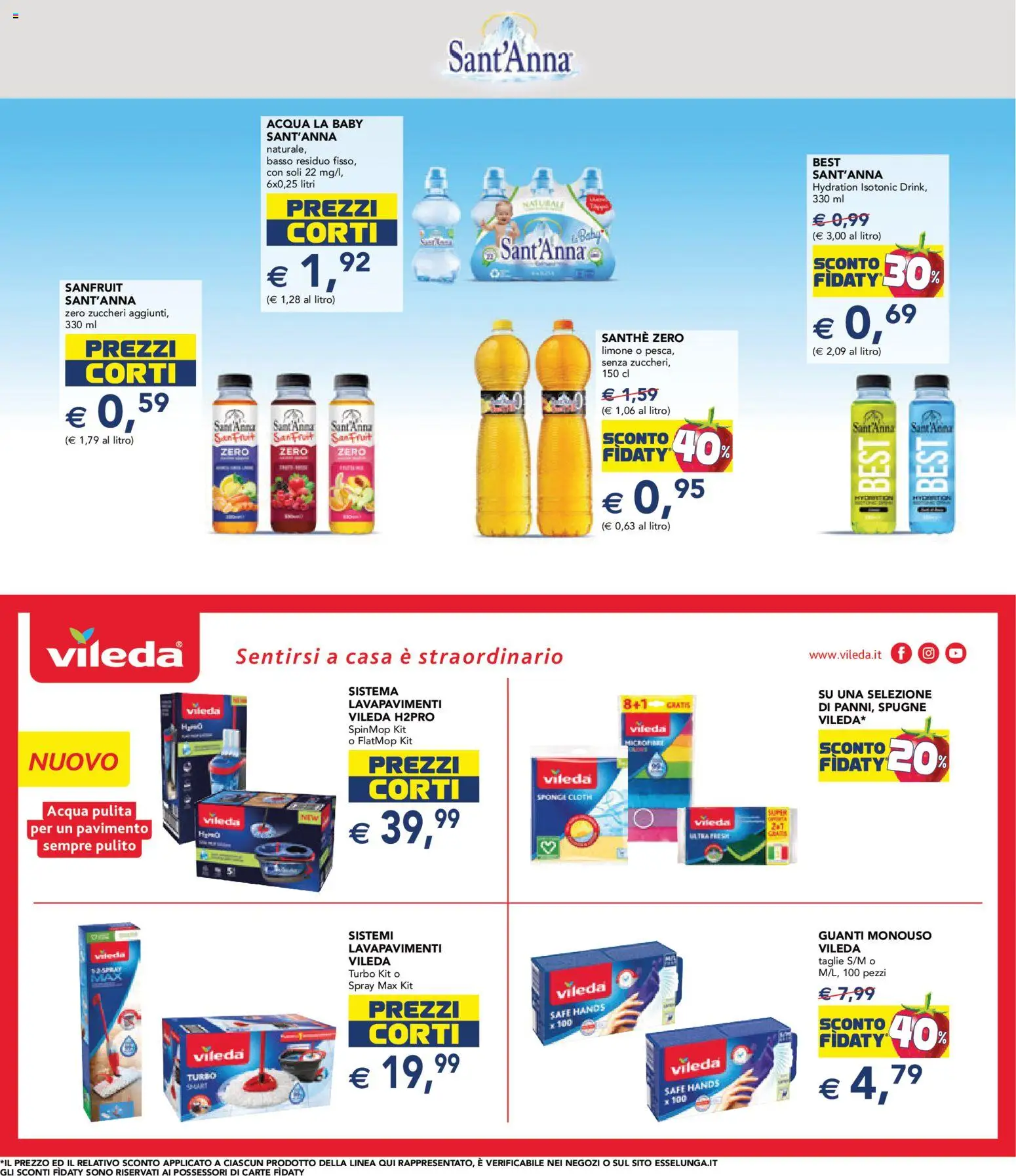 Volantino Esselunga S del 18.05.2026 | Pagina: 22 | Prodotti: Pavimento, Acqua, Limone, Guanti