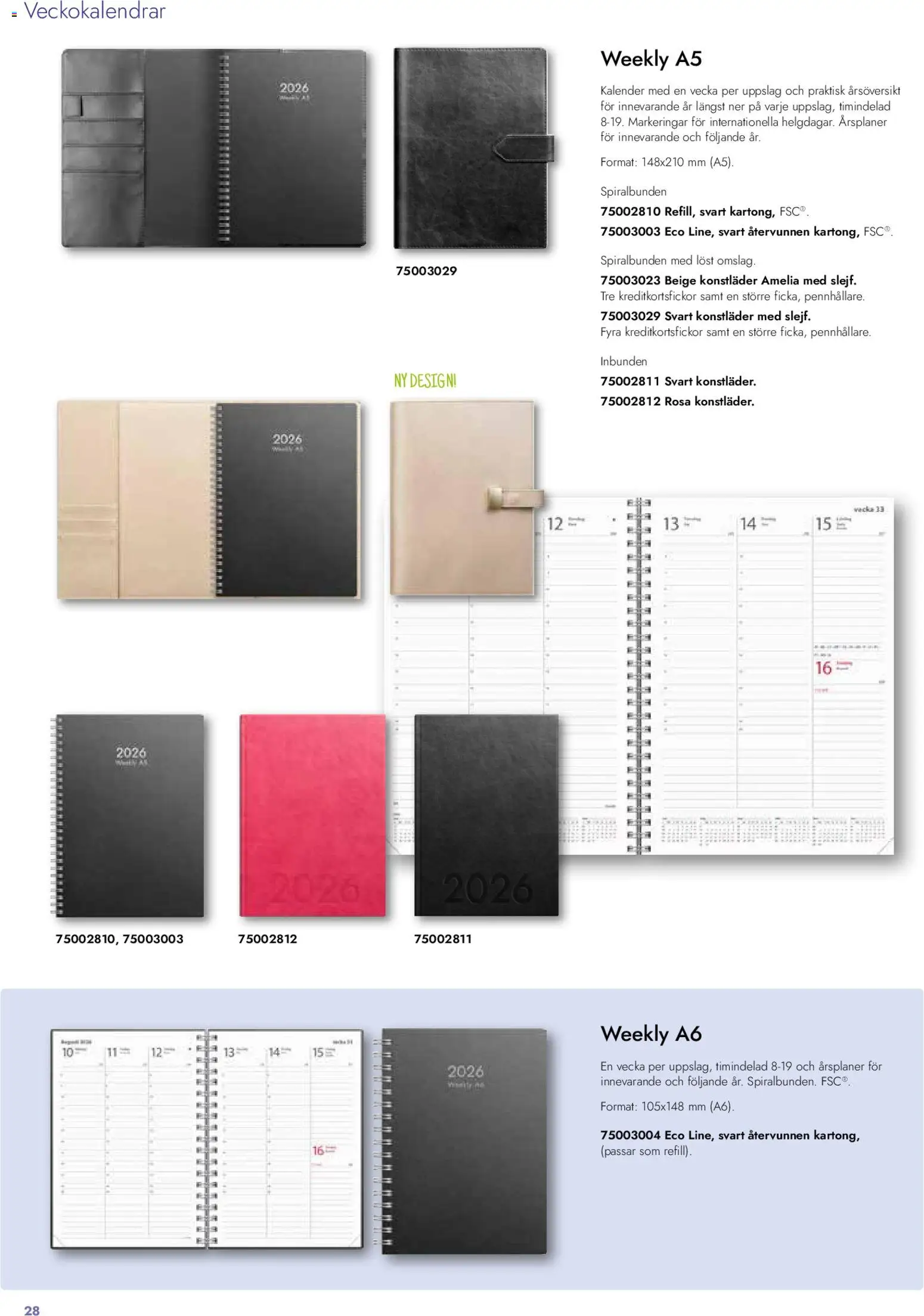 Lyreco reklamblad aktuell från 26.01.2026 | Sida: 28 | Produkter: Kalender