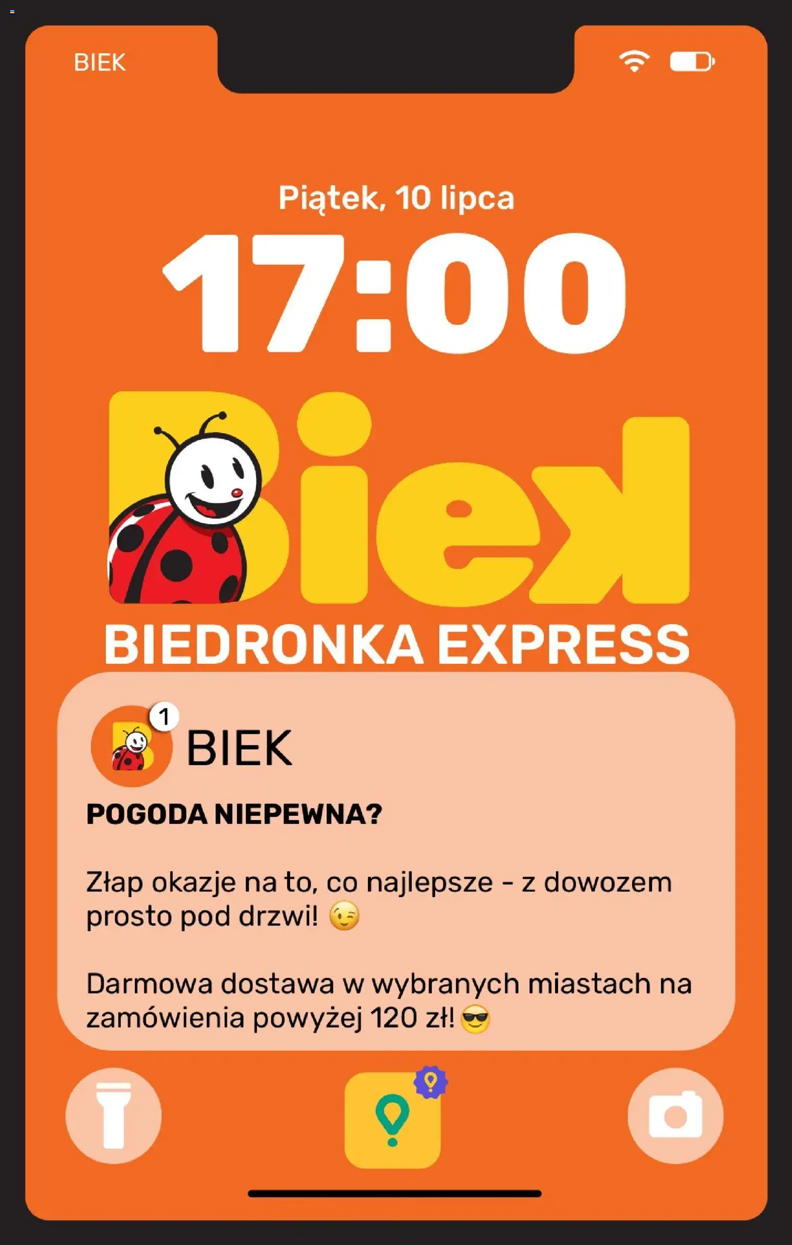 Biedronka gazetka - Biek od 10.07.2026 | Strona: 1