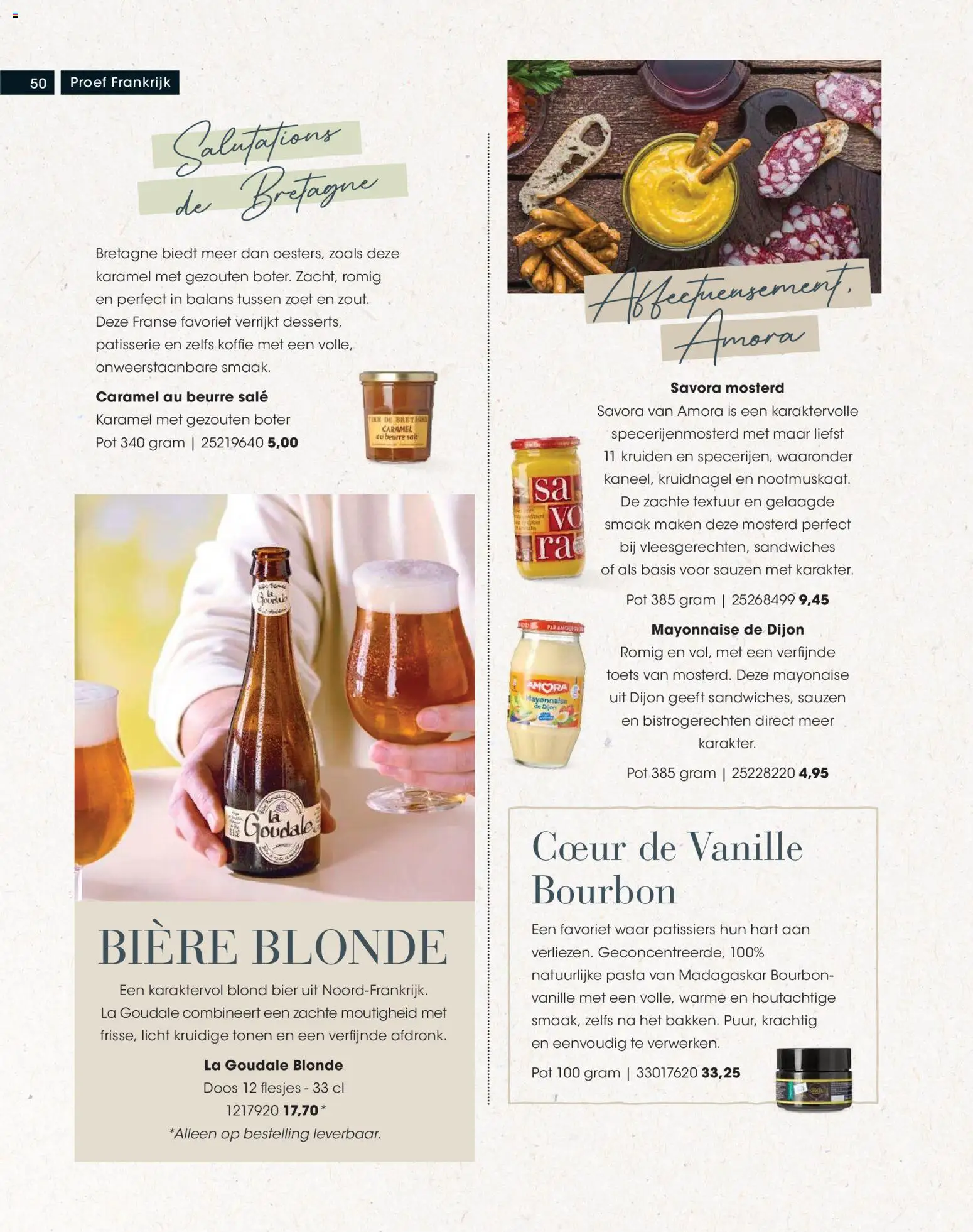 {H1} | Pagina: 50 | Producten: Boter, Pot, Mayonaise, Kruidnagel