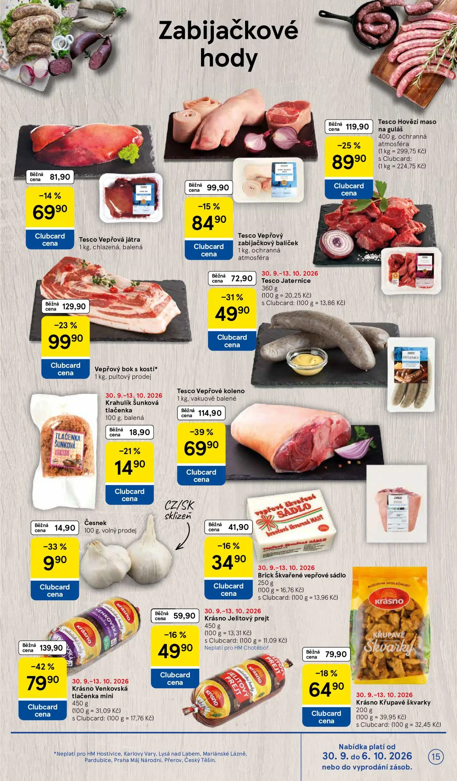 Tesco leták - Hypermarket od 30.09.2026 | Strana: 15