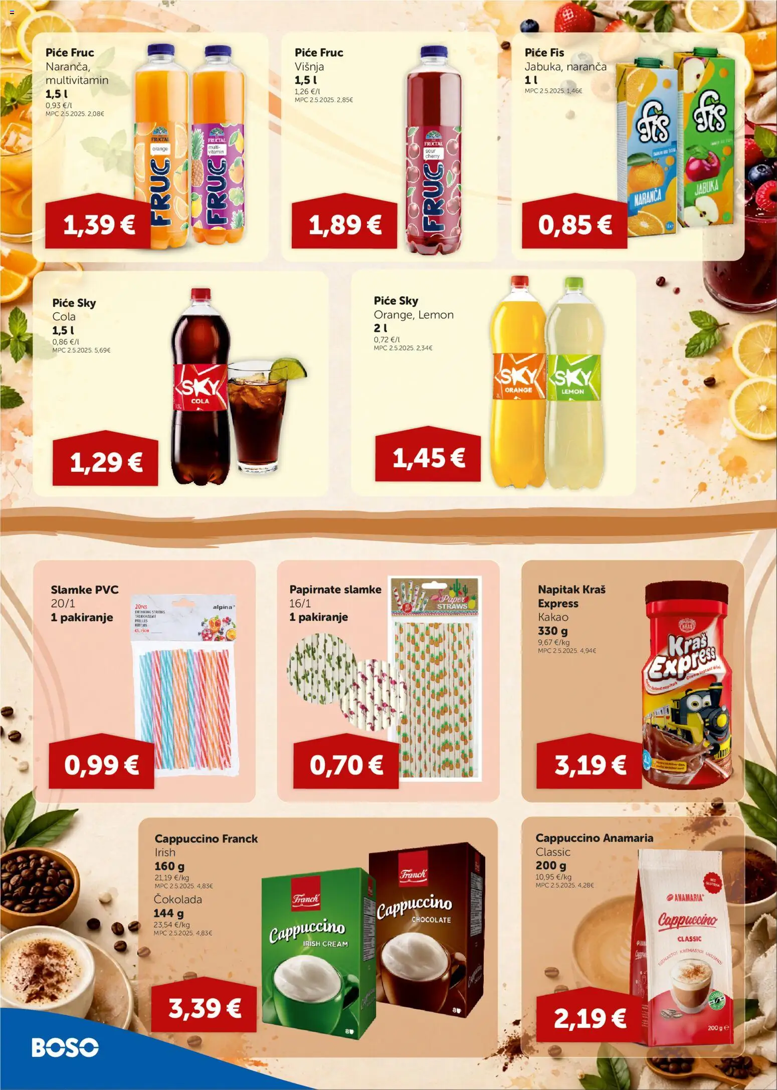 Boso katalog | vrijedi od 27.08.2026 | Stranica: 10 | Proizvodi: Čokolada, Napitak, Multivitamin, Cappuccino