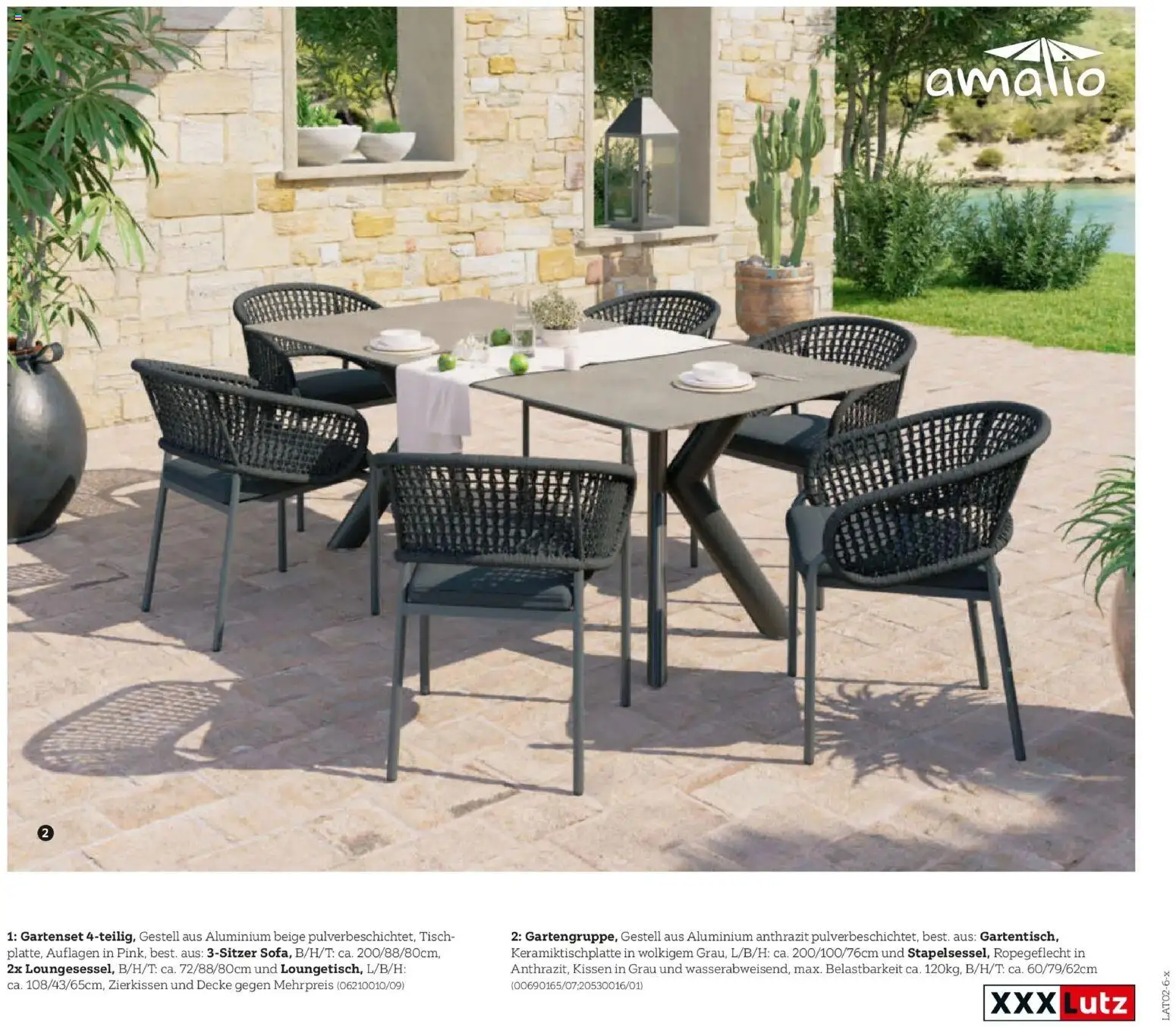 XXXLutz Gartenkatalog gültig ab 30.03.2026 | Seite: 53 | Produkte: Kissen, Decke, Tisch
