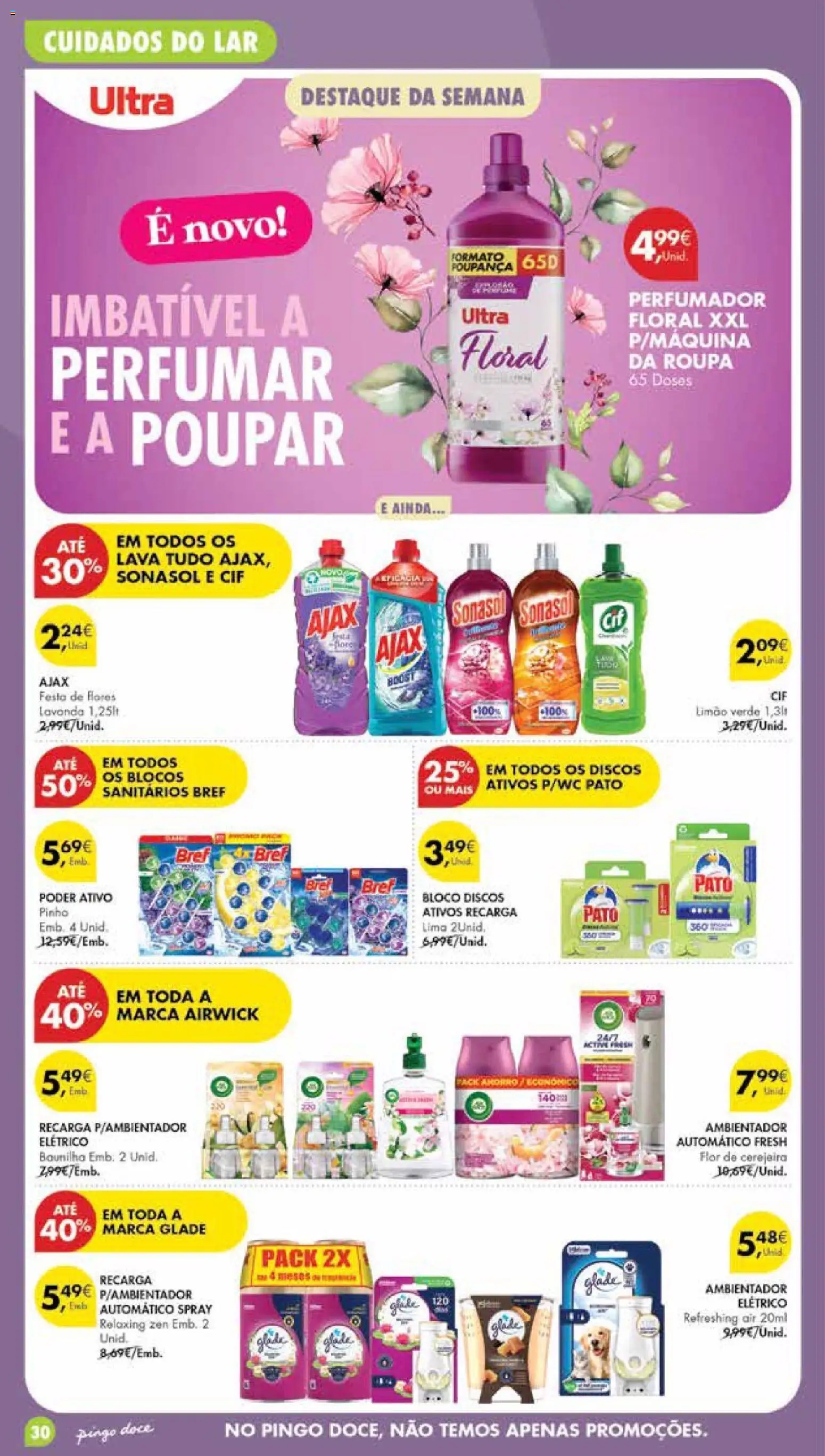 Pingo Doce Poupe Esta Semana Madeira │ válido de 25/08/2026 | Página: 30 | Produtos: Baunilha, Flores, Pato, Ambientador