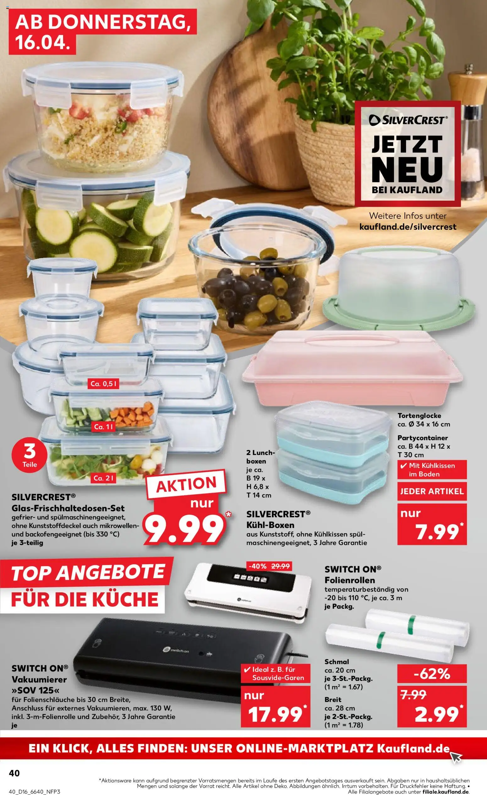 Kaufland Německo leták od 16.04.2026 | Strana: 40 | Produkty: Lunch