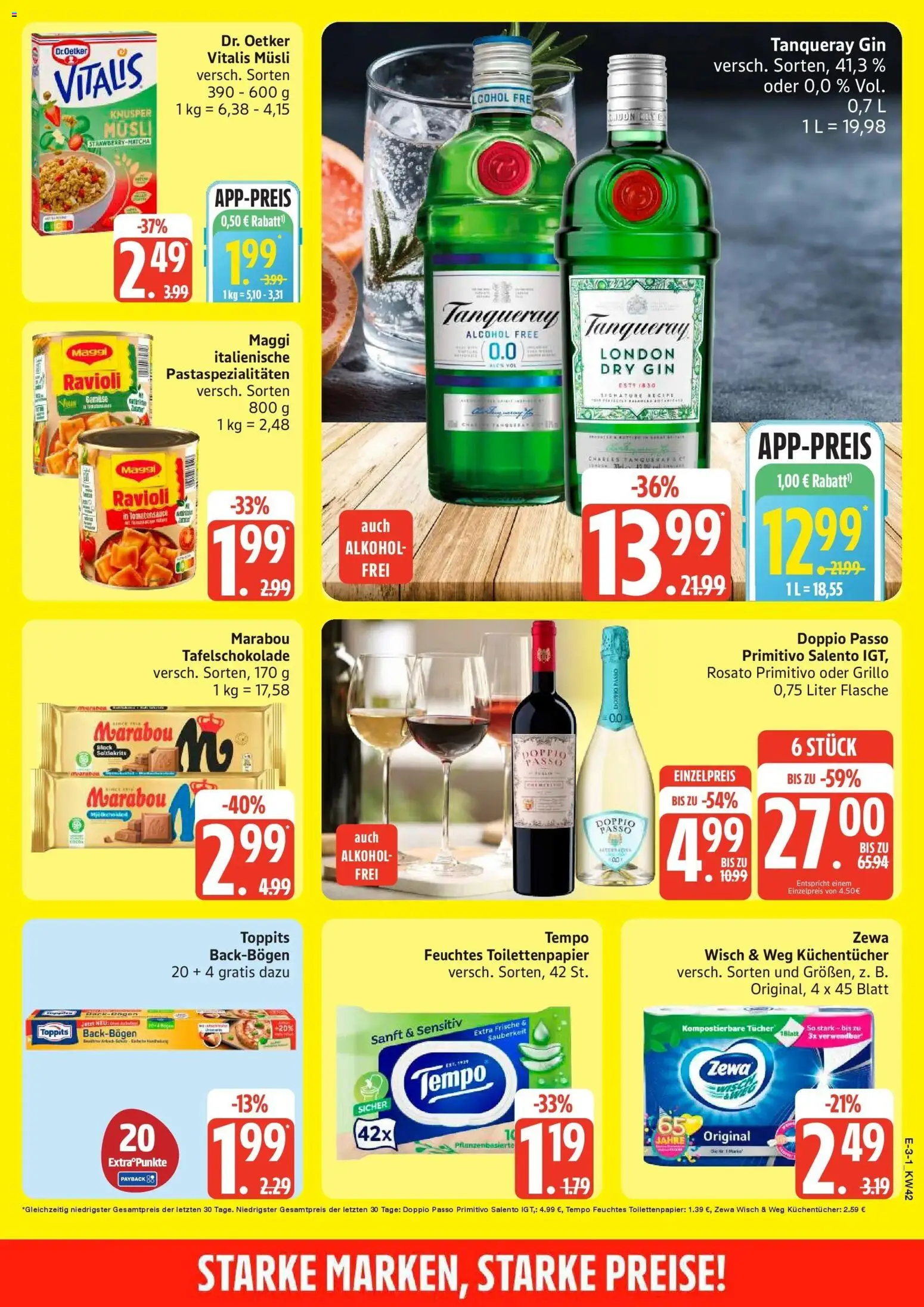 Edeka Prospekt Tostedt (ab 12.10.2026) » Angebote Online | Seite: 3 | Produkte: Zewa, Tempo, Gin, Toilettenpapier