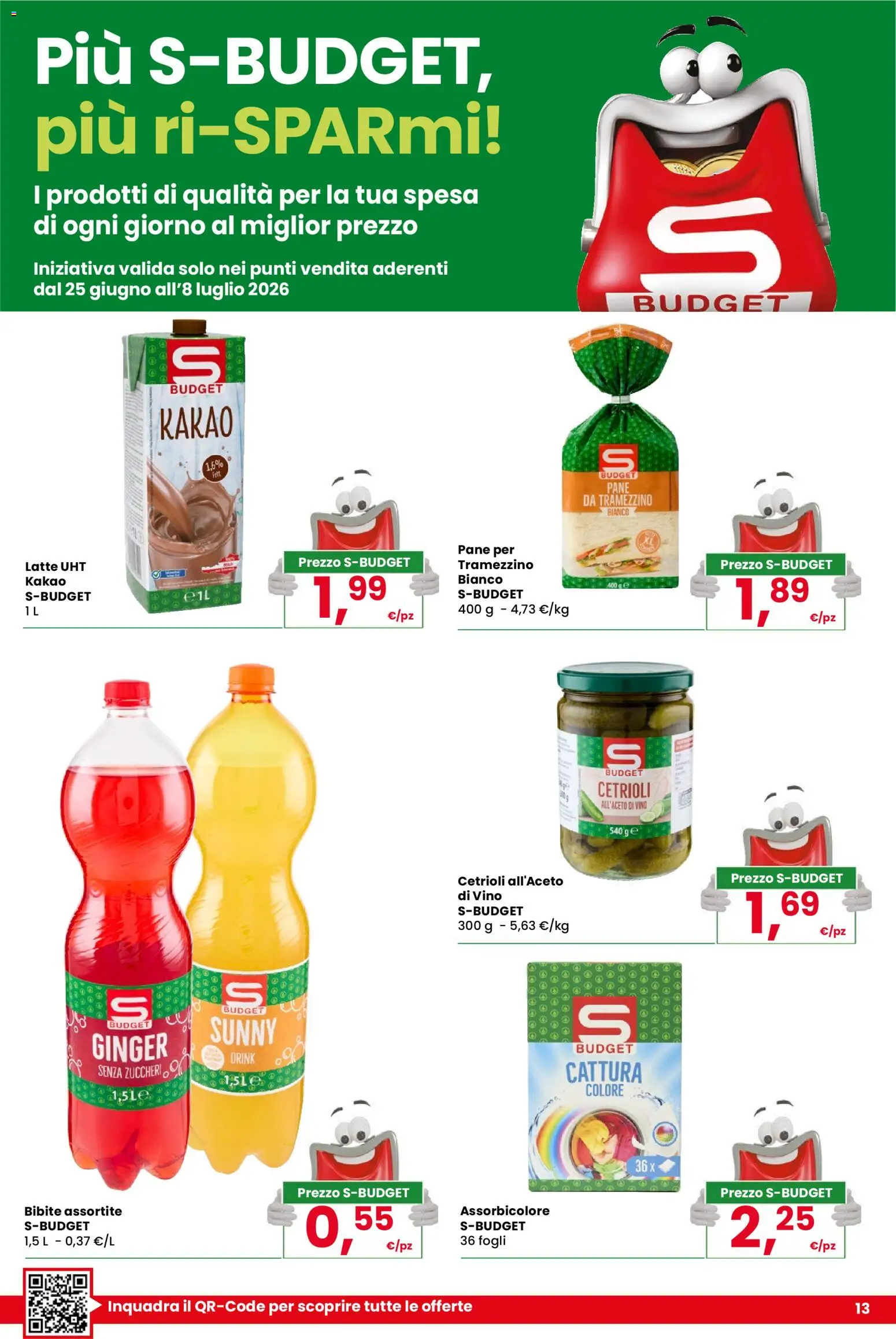 Volantino Eurospar del 25/06/2026 | Pagina: 13