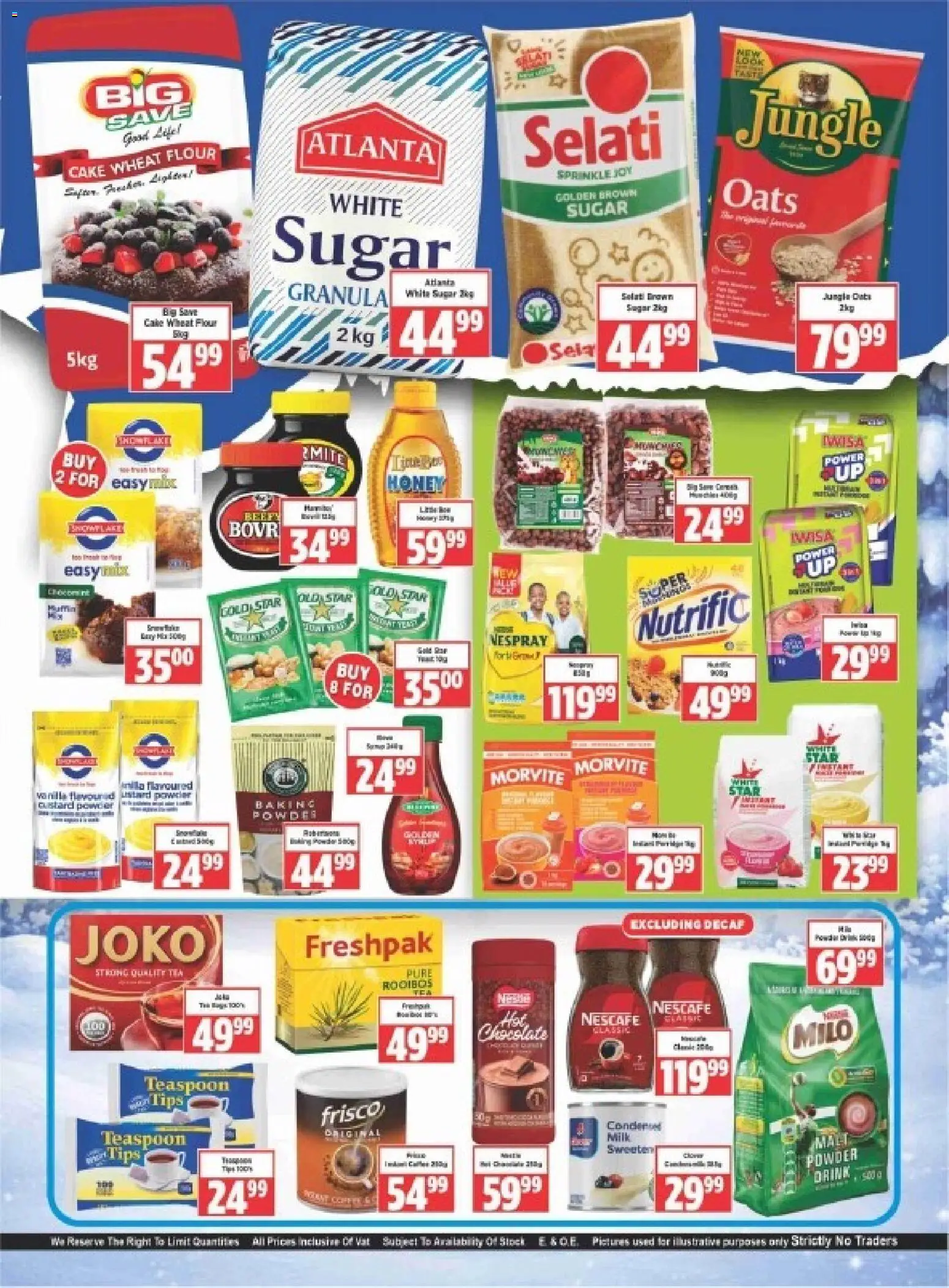 New Big Save catalogue – valid from 28.04.2026 | Page: 2 | Products: Milk, Oats, Chocolate, Powder