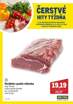 Metro leták platný od 12.10.2026